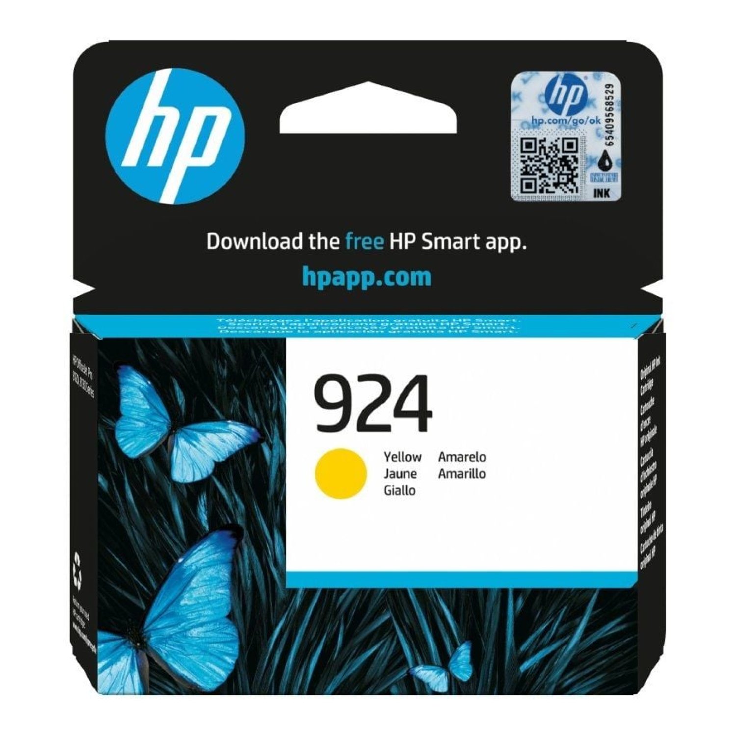 HP 924 · Cartucho Tinta Original · Amarillo