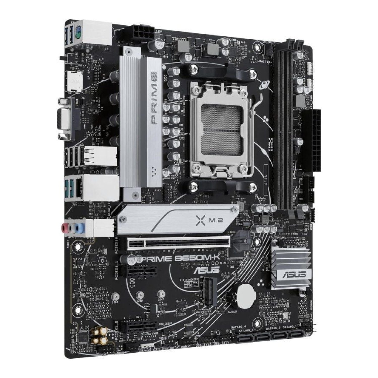 Asus Prime B650M-K · Socket AM5 · DDR5 · PCIe 5.0 · Micro ATX