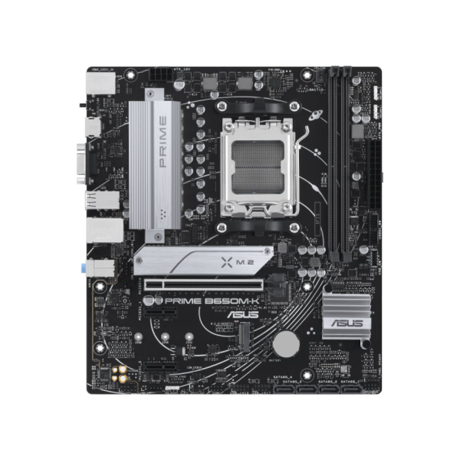 Asus Prime B650M-K · Socket AM5 · DDR5 · PCIe 5.0 · Micro ATX
