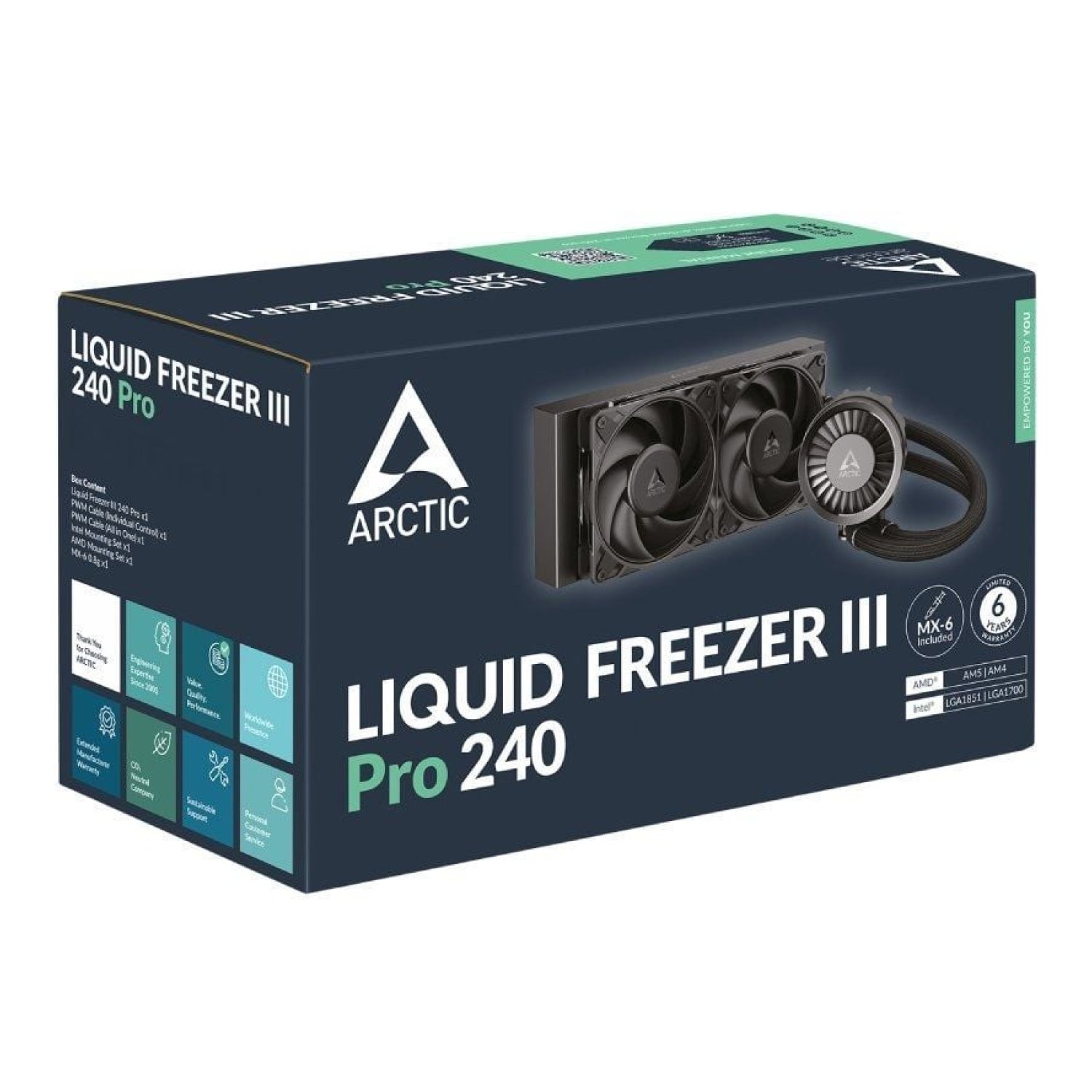 Arctic Liquid Freezer III Pro 240 · Refrigeración Líquida · Negro · 240mm
