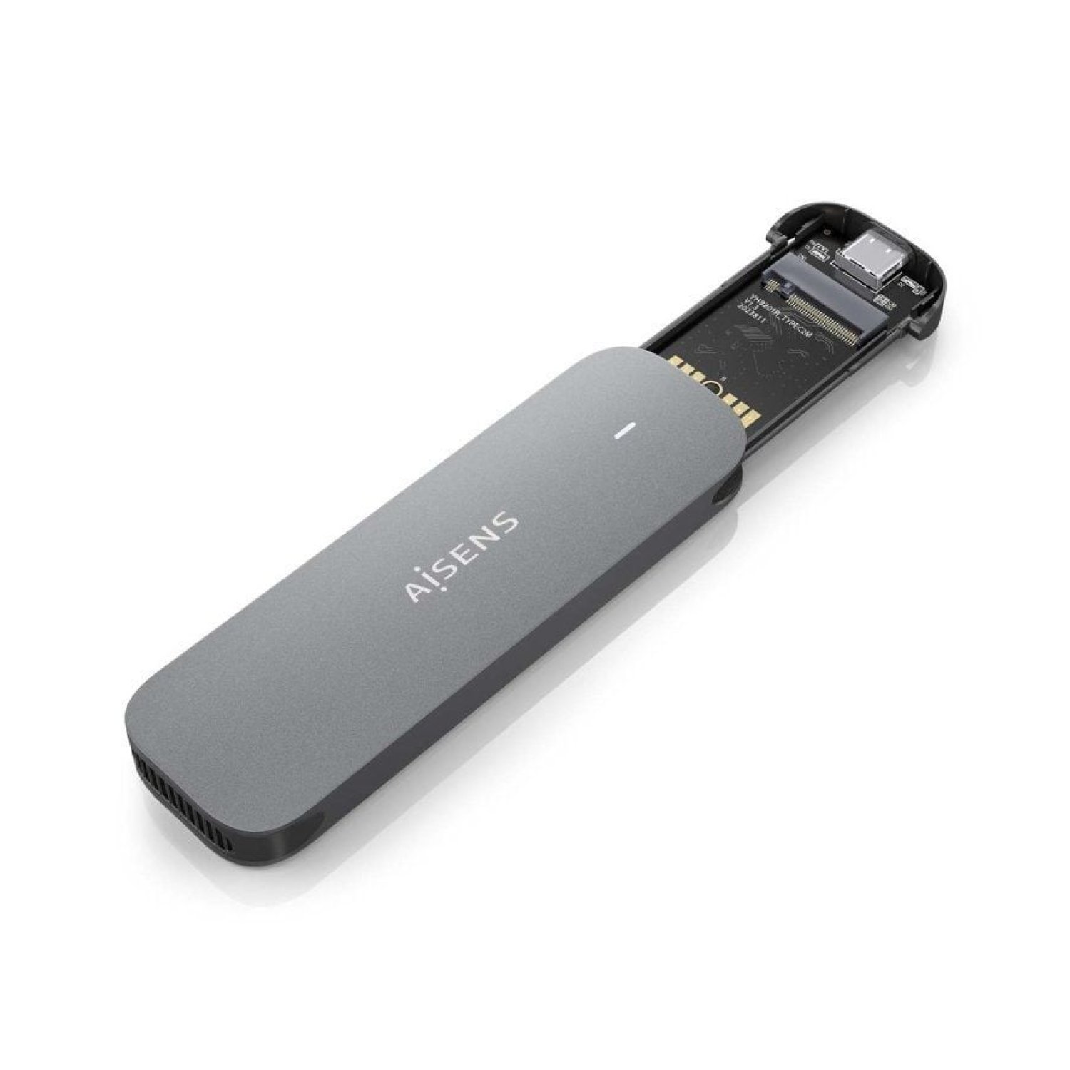 Aisens Caja Externa M.2 SATA · USB 3.1 · Sin tornillos