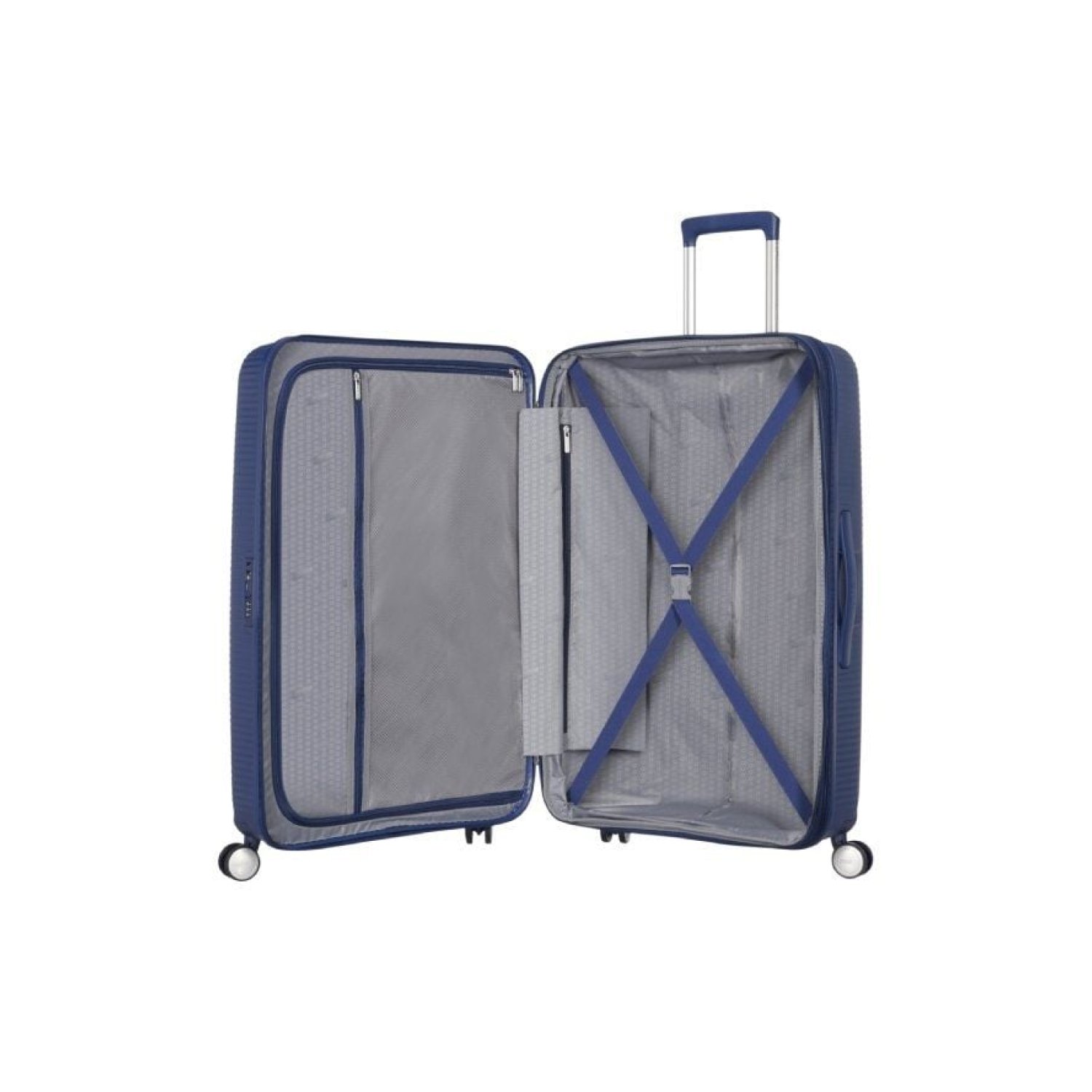 American Tourister SoundBox Spinner · 77cm · 4 Ruedas · Azul Marino