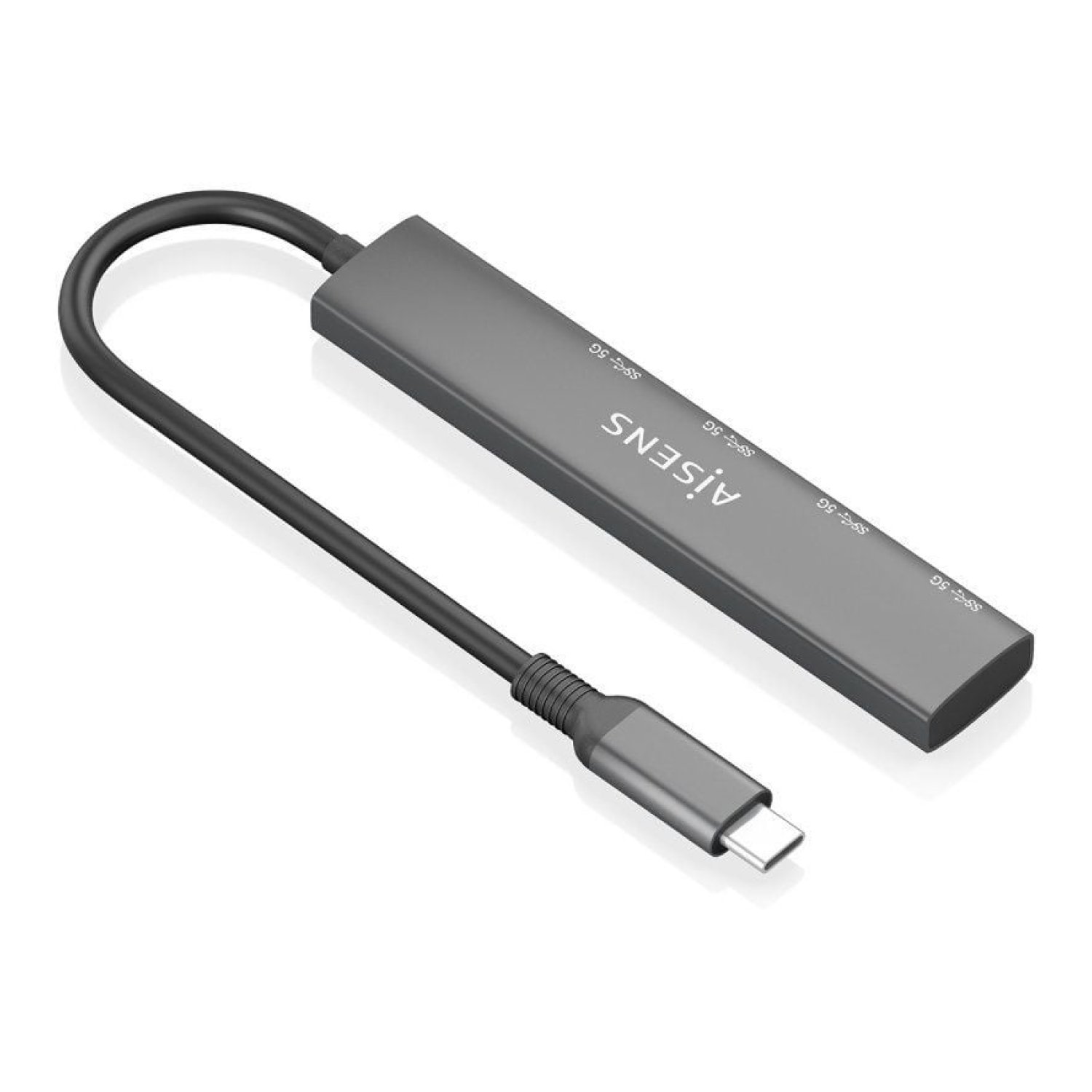 Aisens Hub USB Tipo-C 3.0 · 4 Puertos USB · Expansor Conexiones