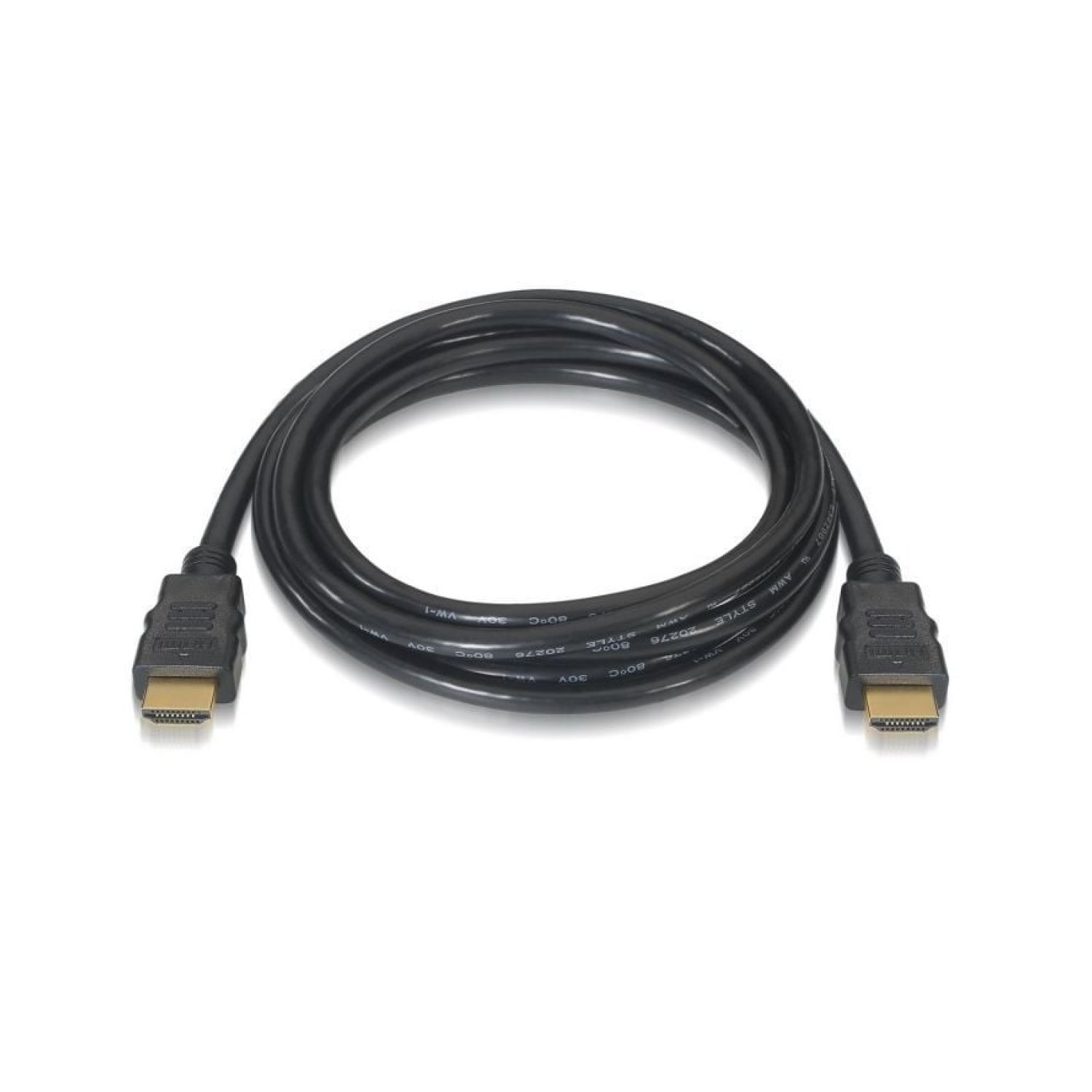 Aisens Cable HDMI 2.0 · 4K · 2m · Macho-Macho · Certificado · Negro