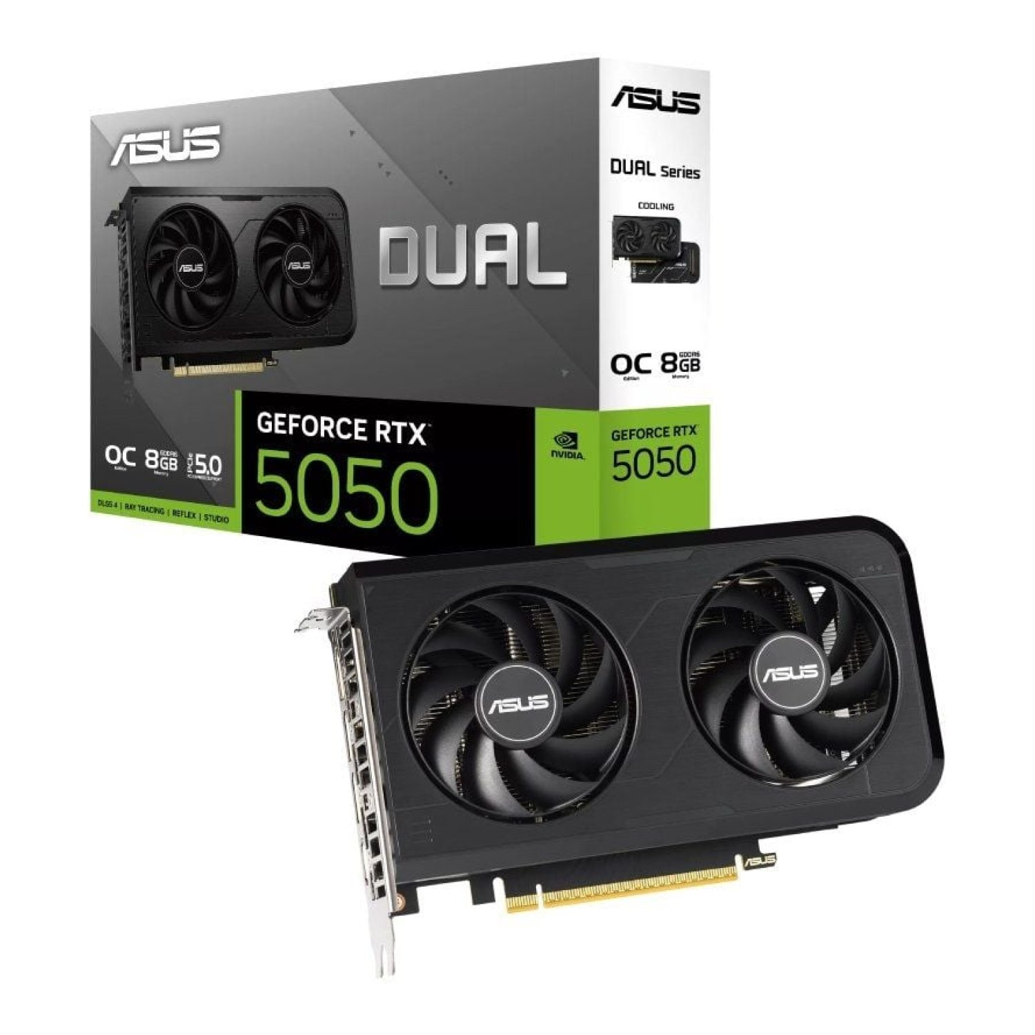 Asus Dual GeForce RTX 5050 OC · 8GB GDDR6 · Tarjeta Gráfica