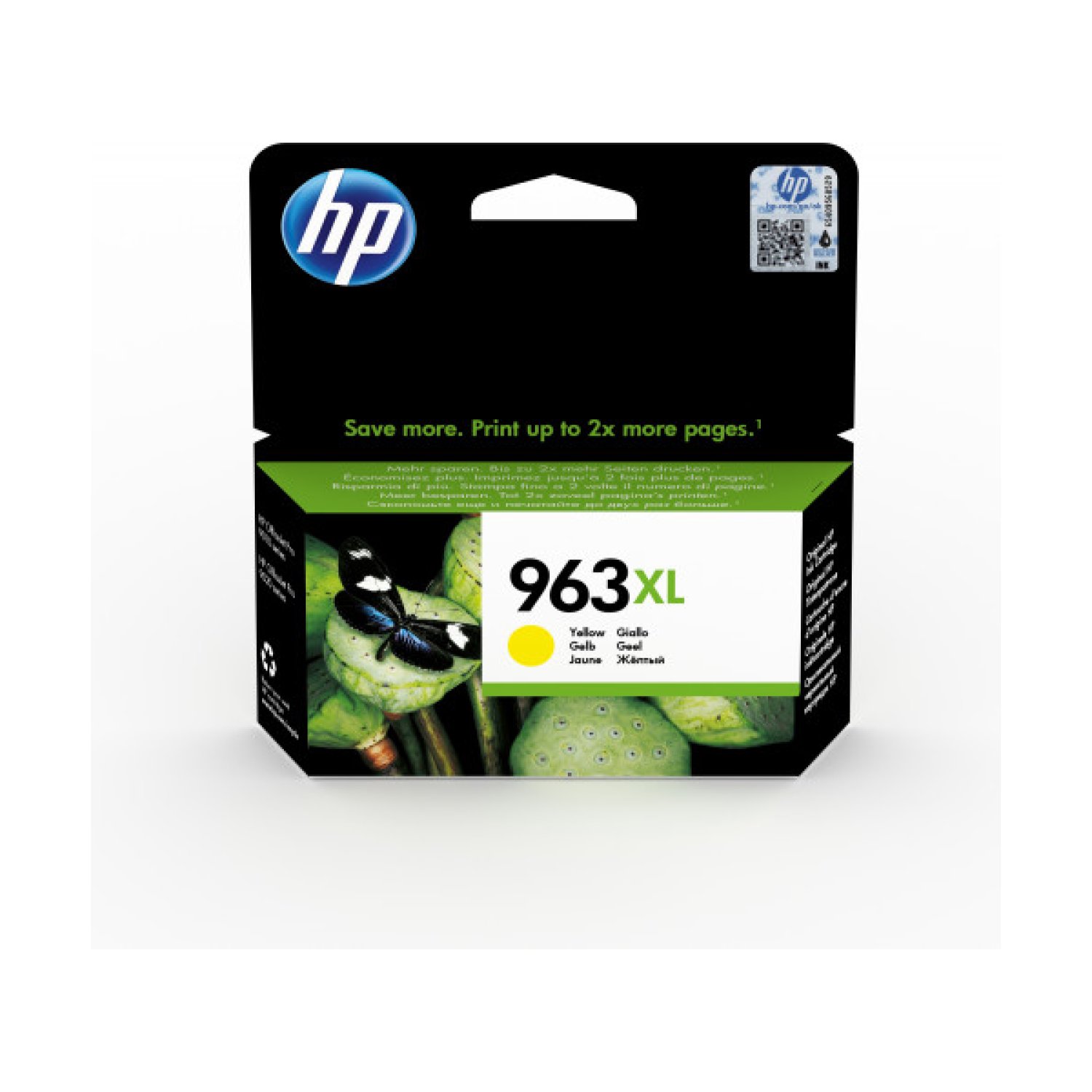 HP · Cartucho Tinta nº963 XL · Alta Capacidad · Amarillo