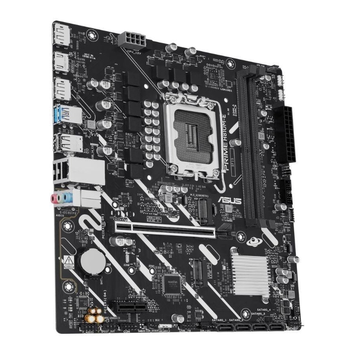 Asus Prime H810M-E · Socket LGA1851 · DDR5 · PCIe 4.0 · Micro ATX