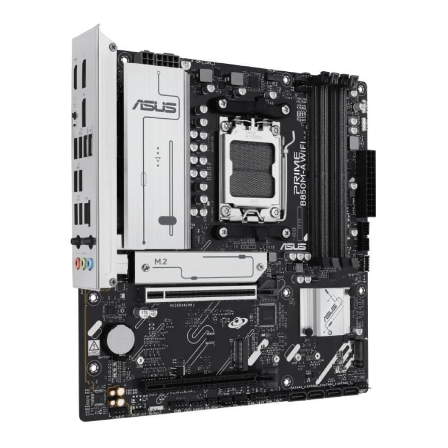 Asus Prime B850M-A WiFi · Socket AM5 · DDR5 · PCIe 5.0 · Micro ATX