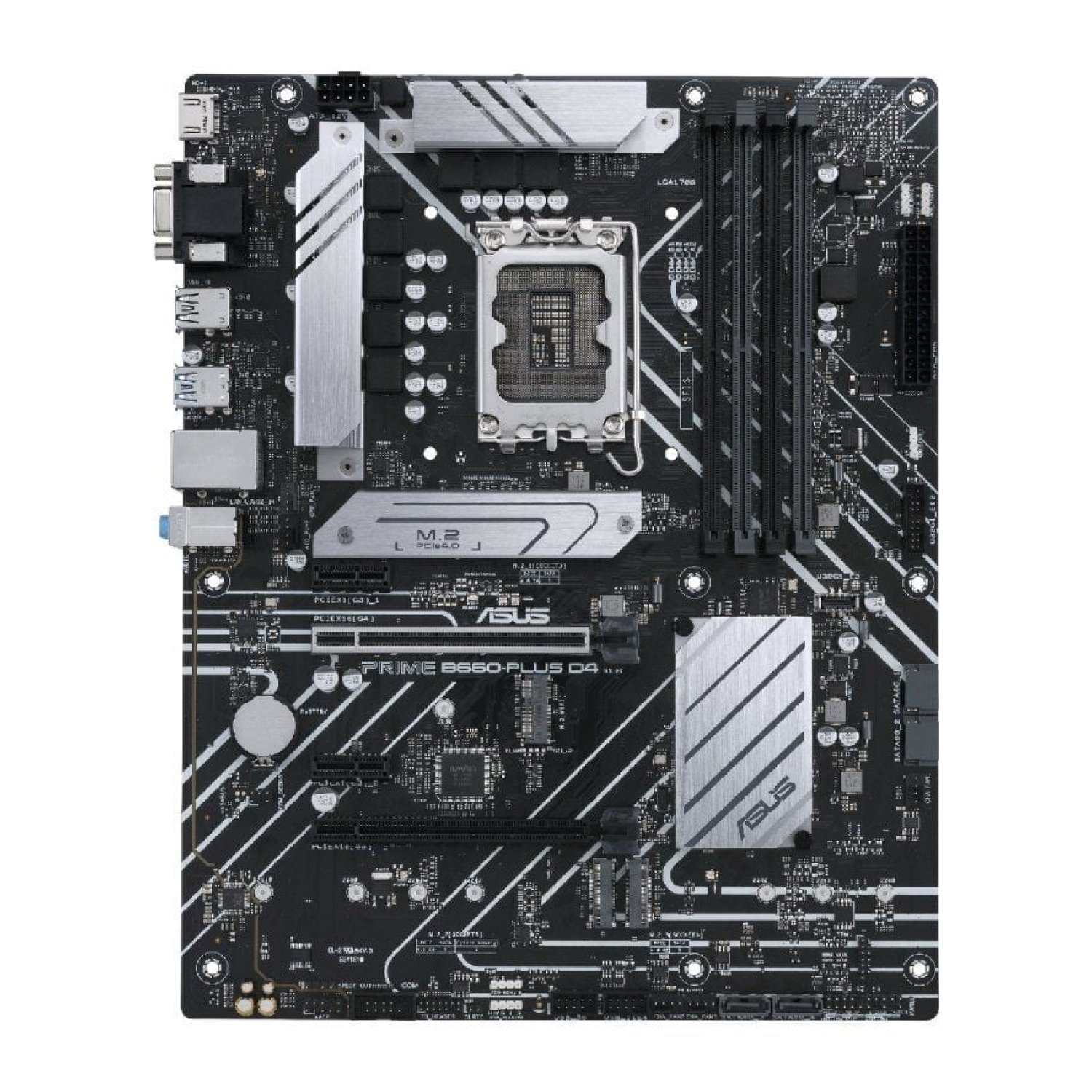 Asus Prime B660-Plus D4 · Socket 1700 · DDR4 · PCIe 4.0