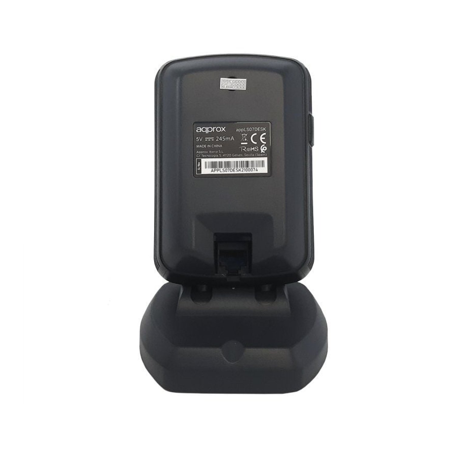 Approx appLS07DESK · Lector Código de Barras 1D 2D QR · USB