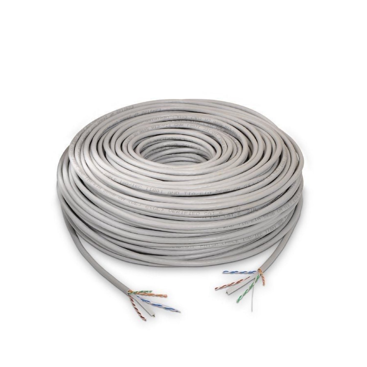 Aisens · Bobina Cable RJ45 UTP Cat.6 · 100m · Gris