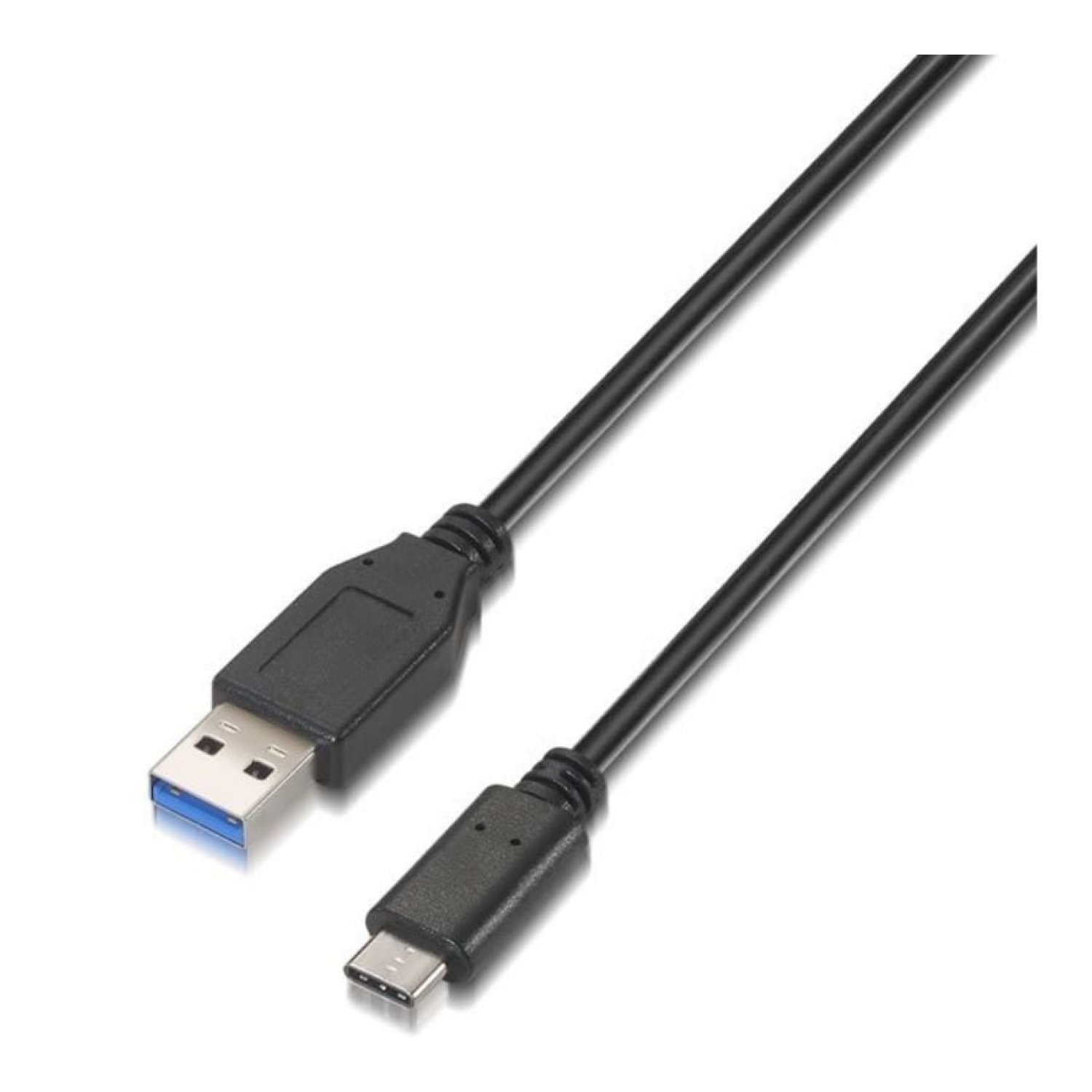Aisens Cable USB 3.1 Tipo-C · Macho a USB · 10Gbps · 1m · Negro
