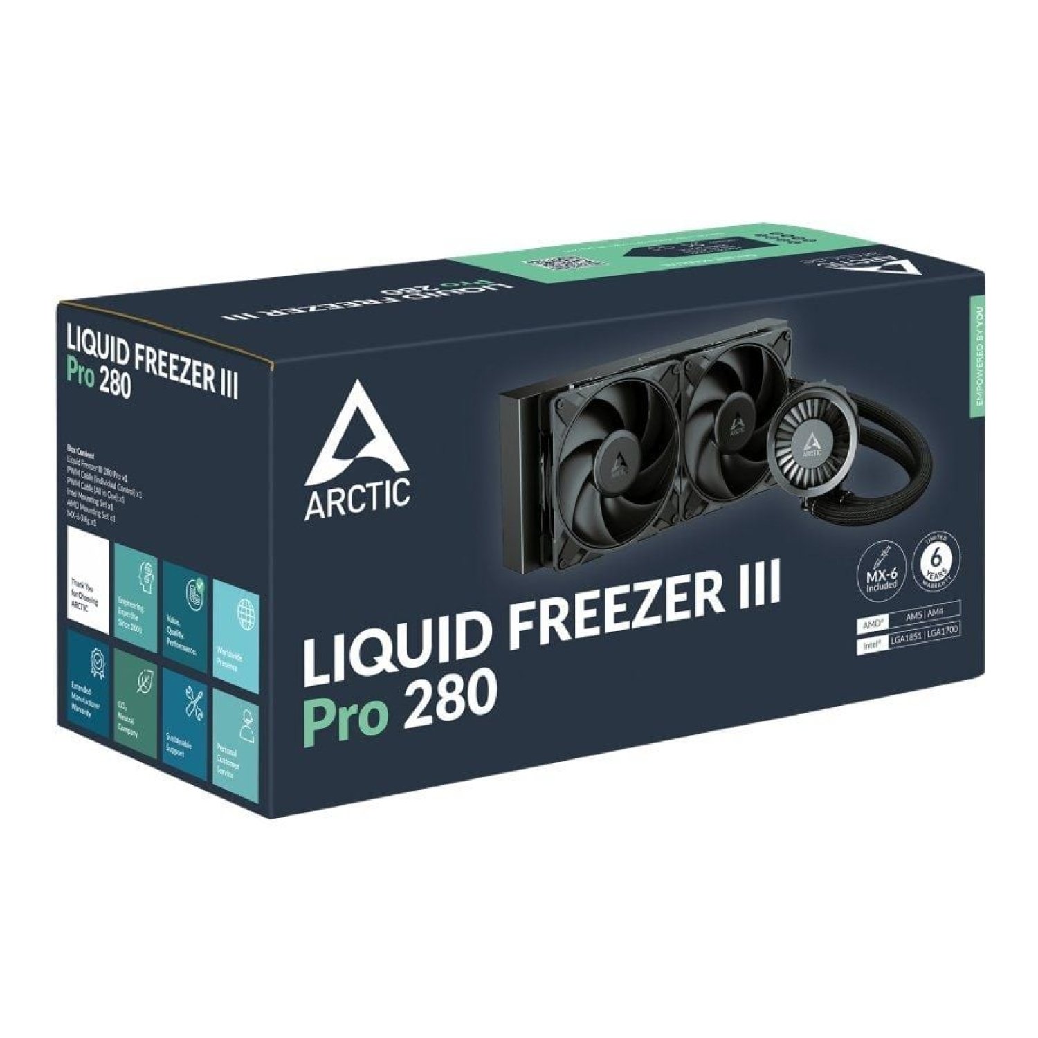 Arctic Liquid Freezer III Pro 280 · Refrigeración Líquida · Negro