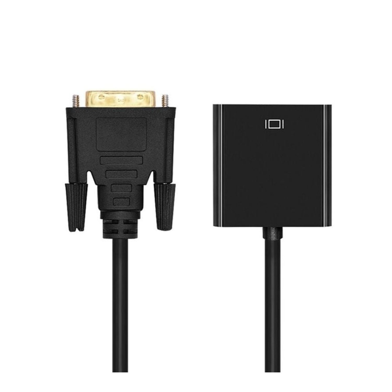Aisens · Cable Conversor DVI a VGA · 30cm · Negro