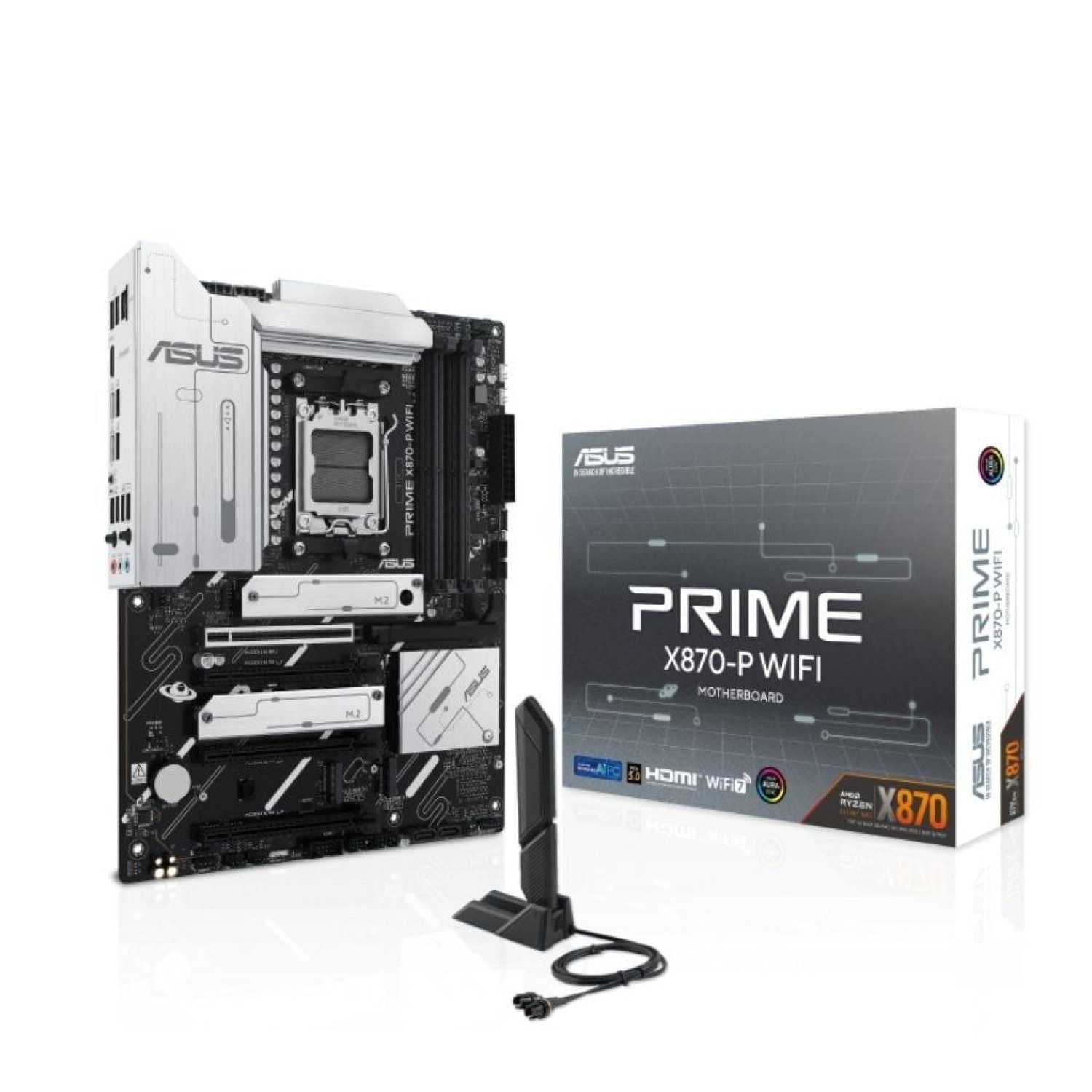 ASUS Prime X870-P · Socket AM5 · DDR5 · PCIe 5.0 · WiFi