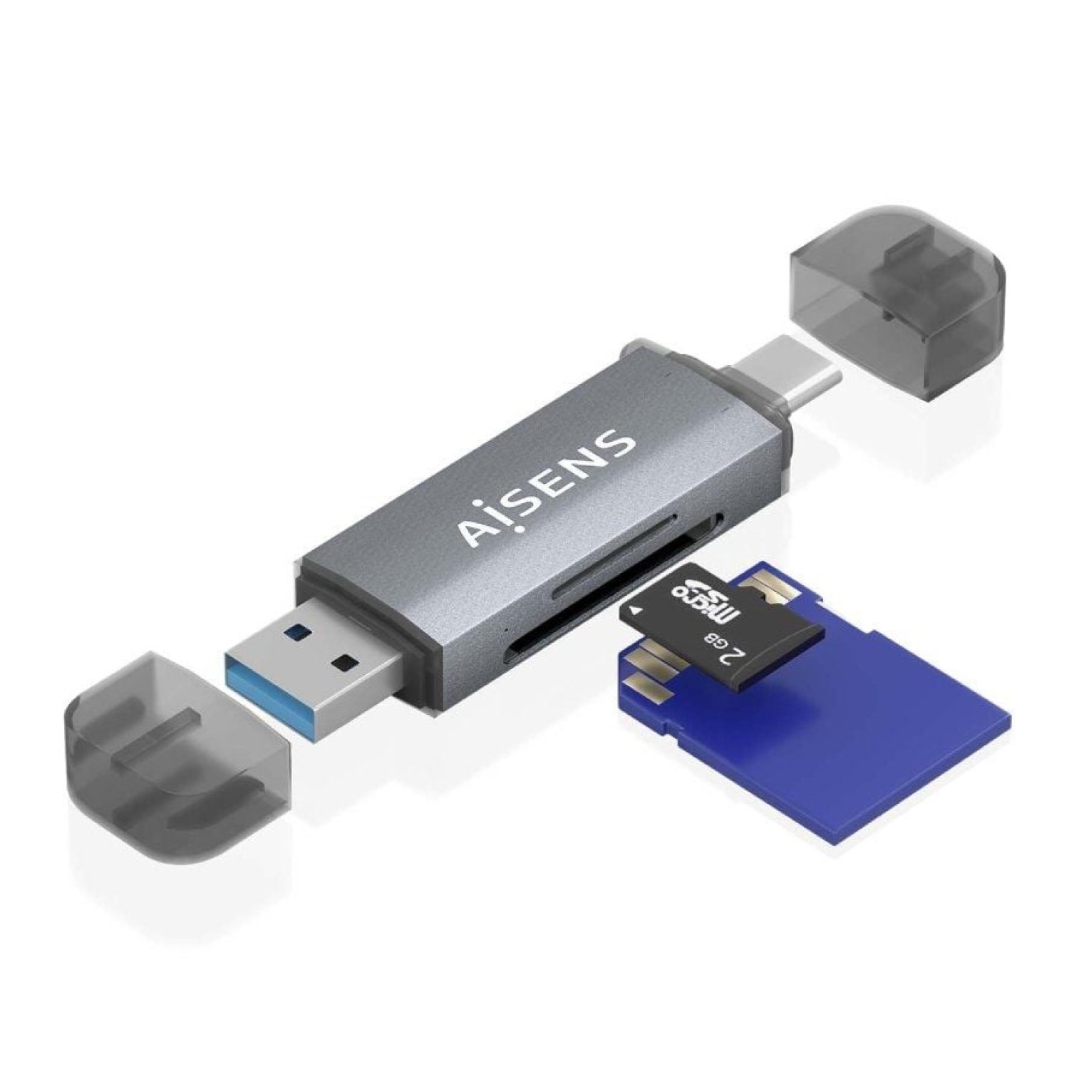Aisens · Lector de Tarjetas Externo · USB 3.1 · Múltiples Formatos
