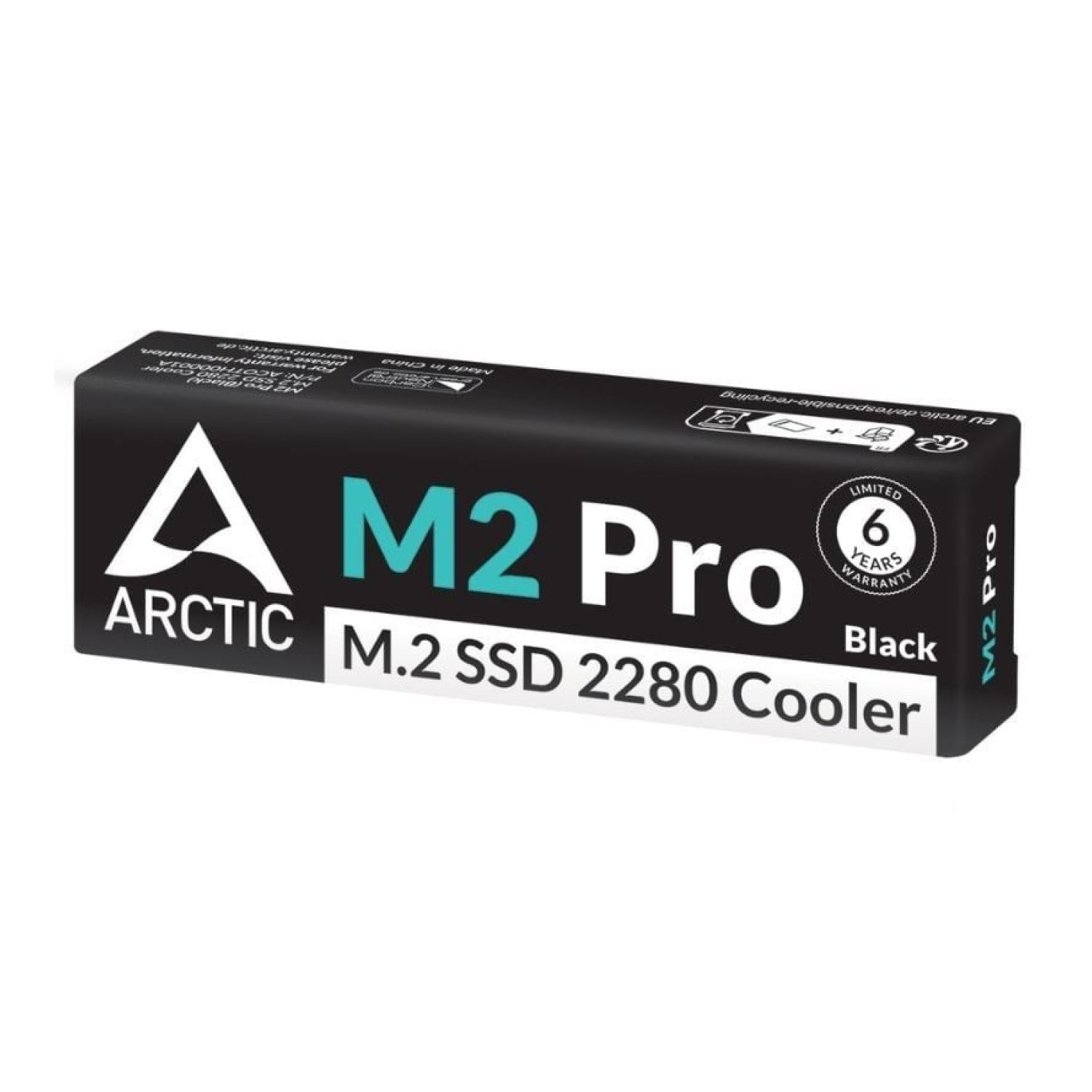 Arctic M.2 Pro · Disipador Térmico SSD M.2 2280 · Negro