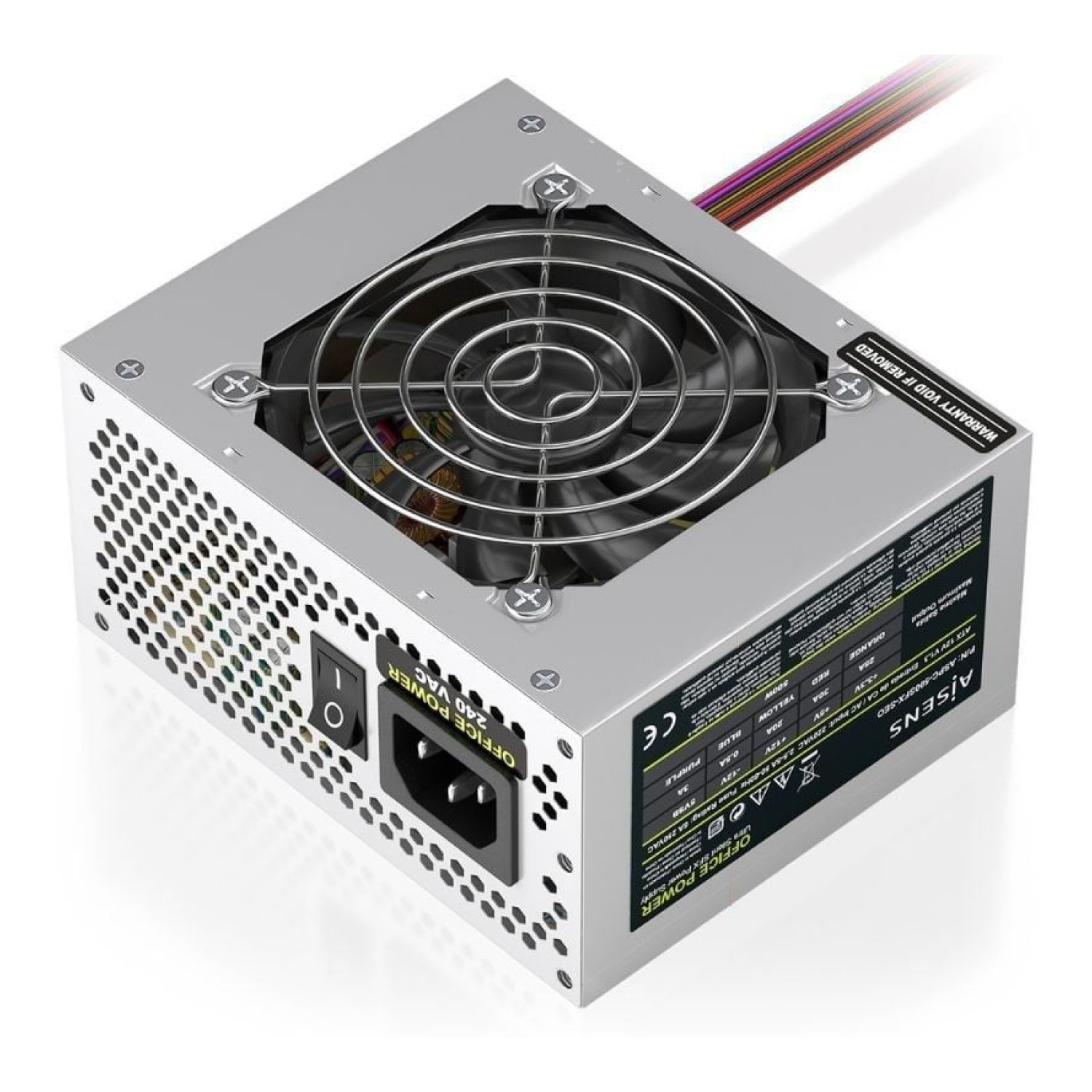 Aisens Fuente SFX · 500W · Ventilador 8cm