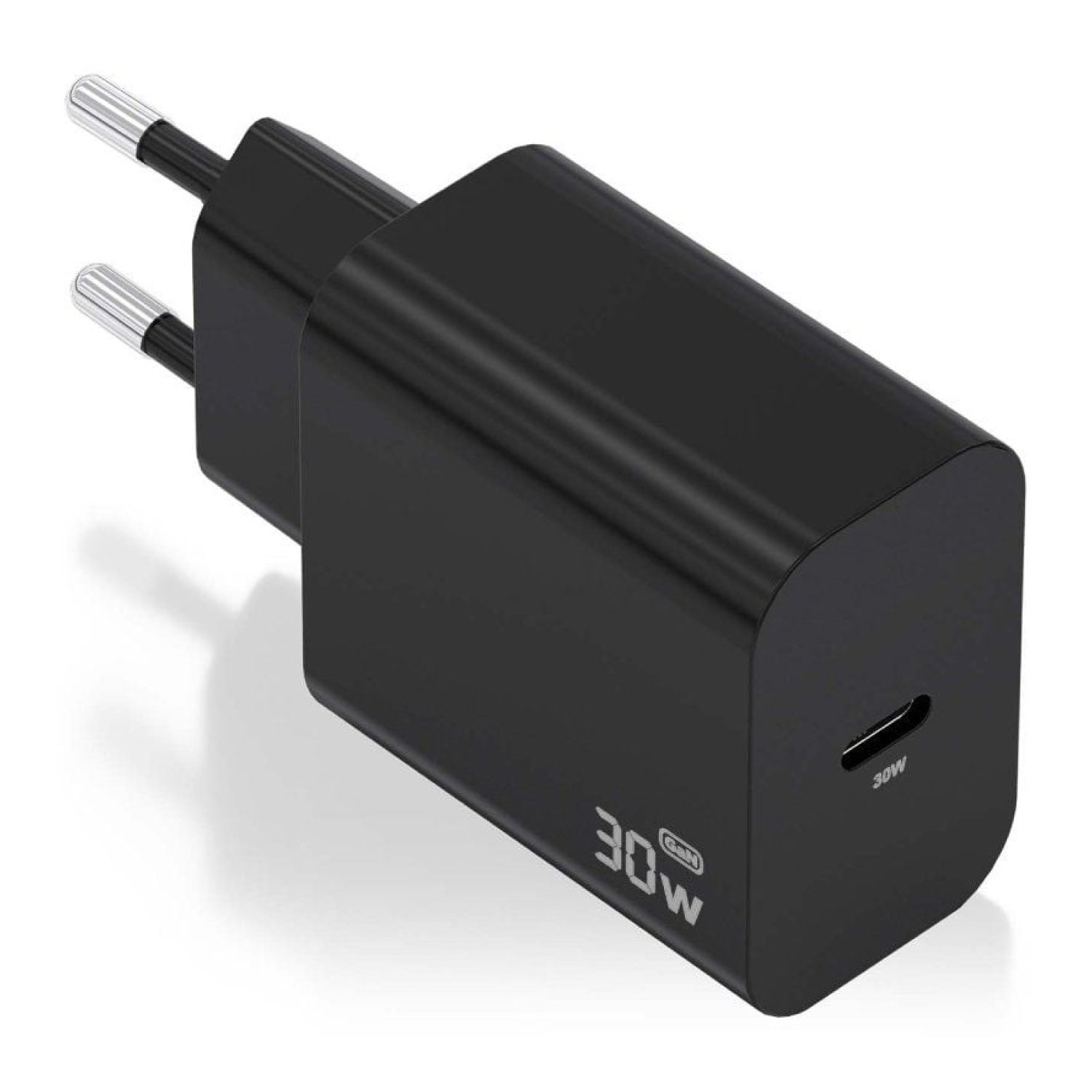 Aisens Cargador GaN · 1x USB-C · 30W · Negro