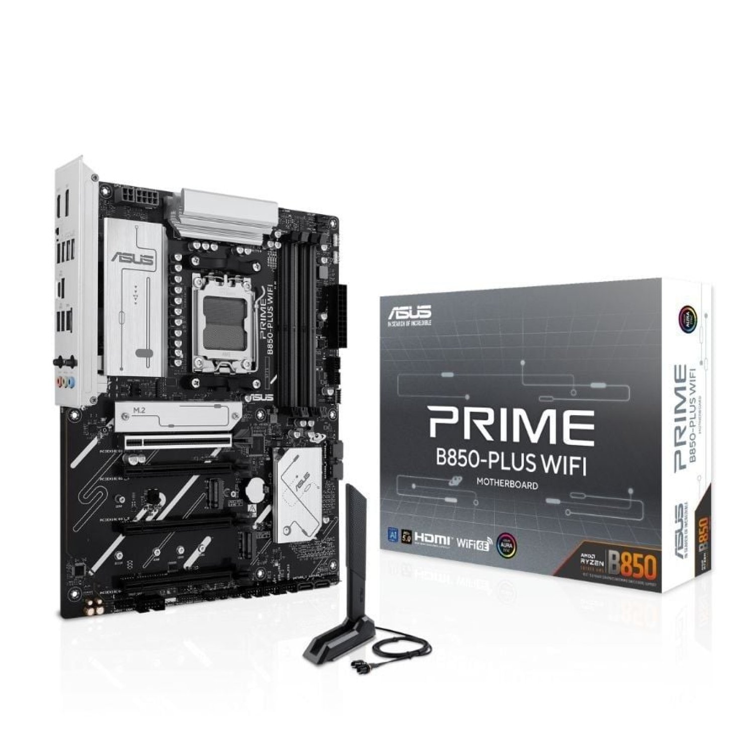Asus Prime B850-Plus WiFi · Socket AM5 · DDR5 · PCIe 5.0