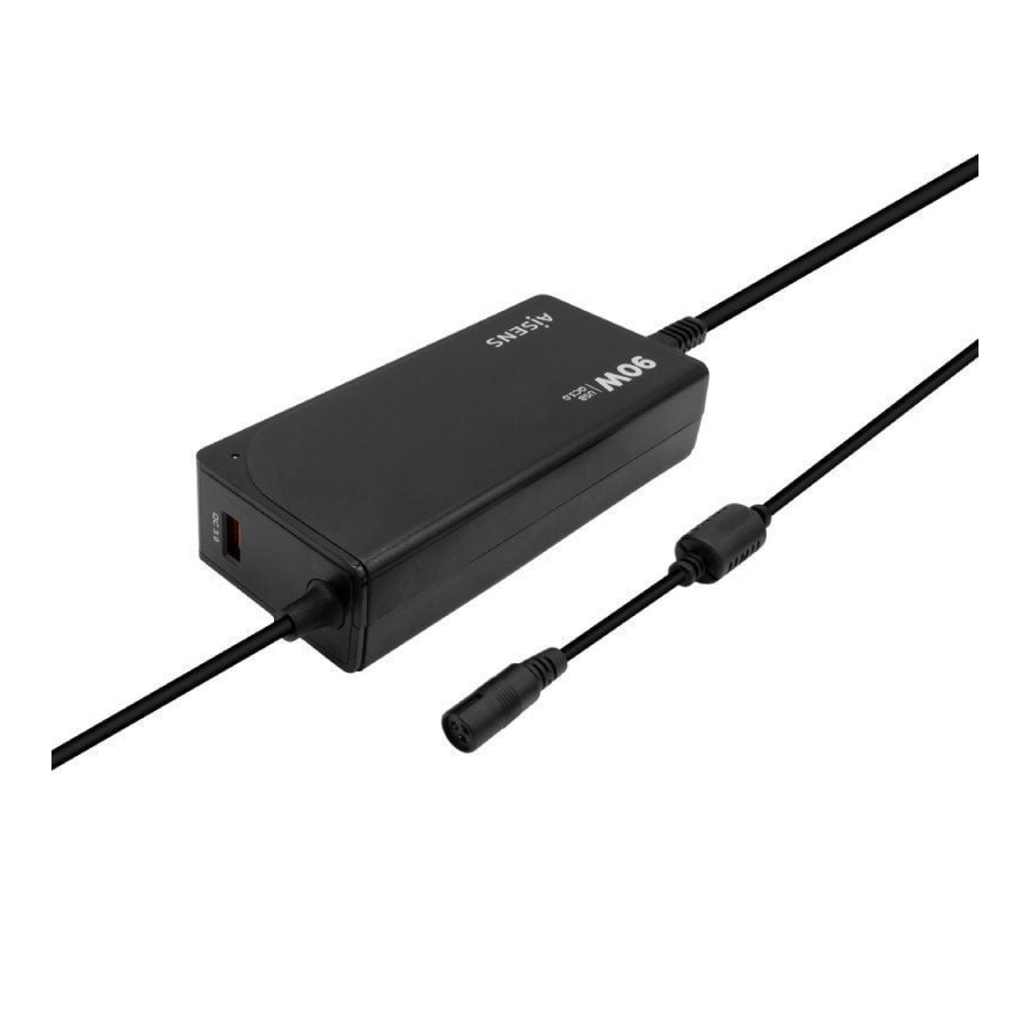 Aisens · Cargador Portátil 90W · 1xUSB · Automático · 12 Conectores · 15-20V