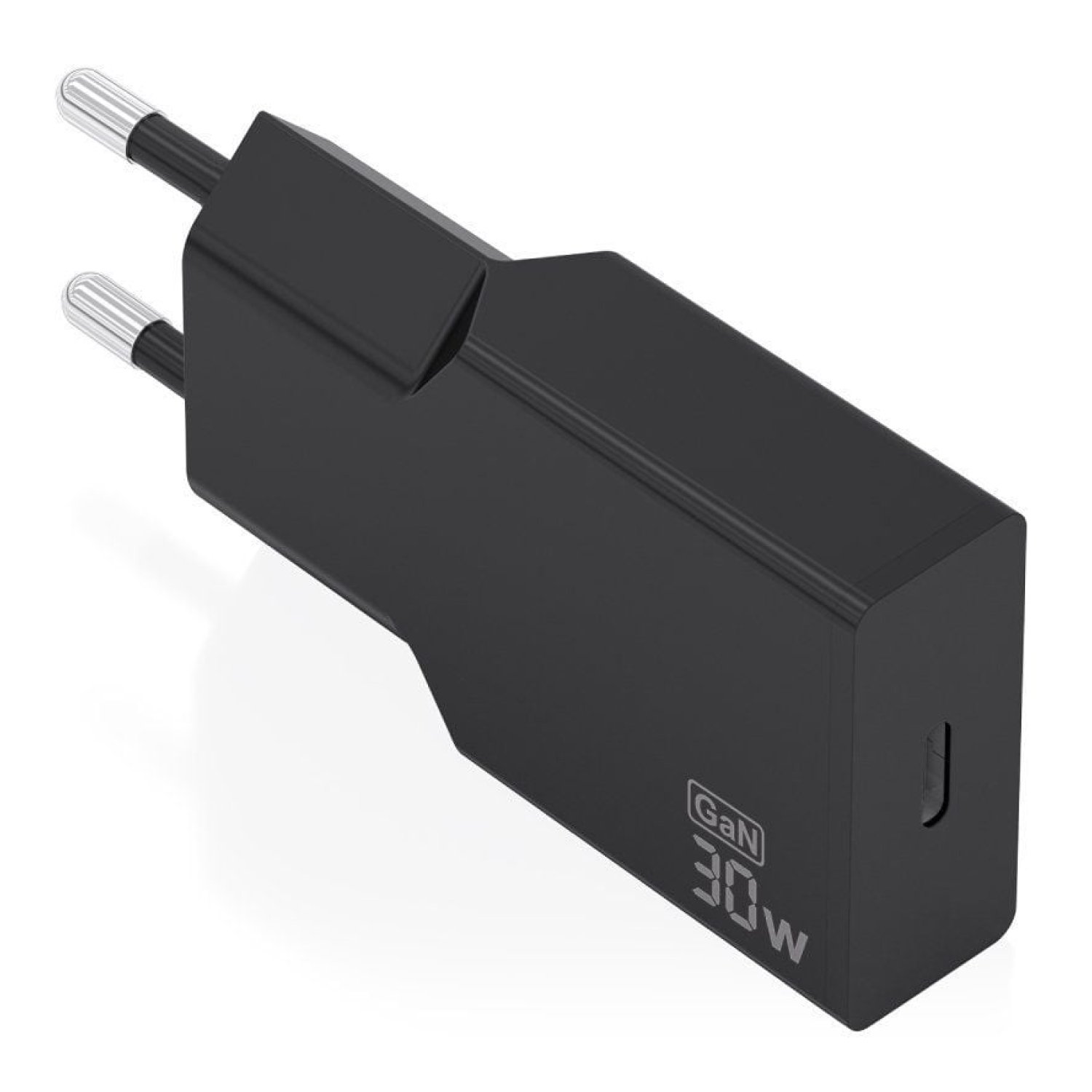 Aisens · Cargador GaN de Pared · 1x USB-C · 30W · Negro