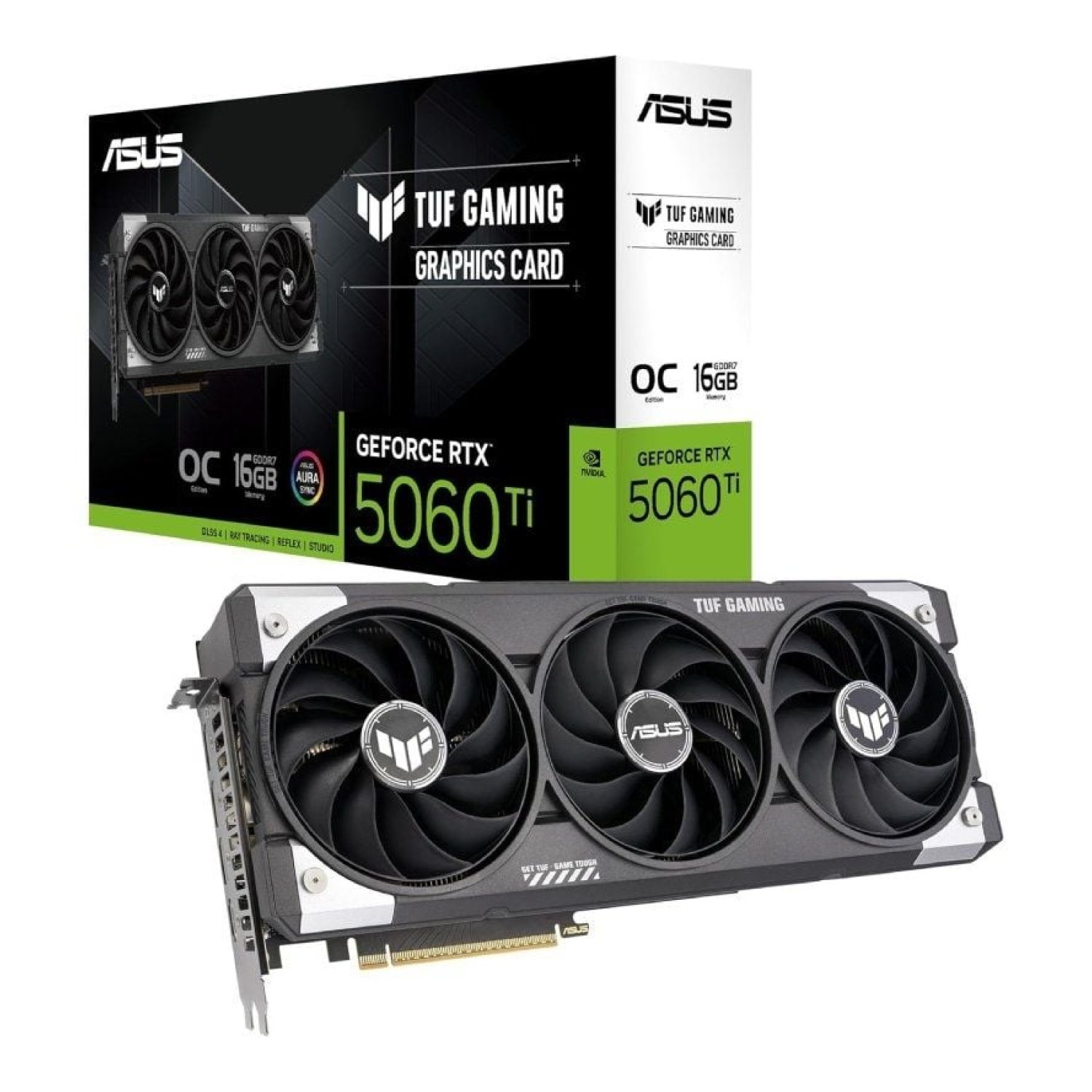 Asus TUF Gaming GeForce RTX 5060 Ti OC · 16GB GDDR7