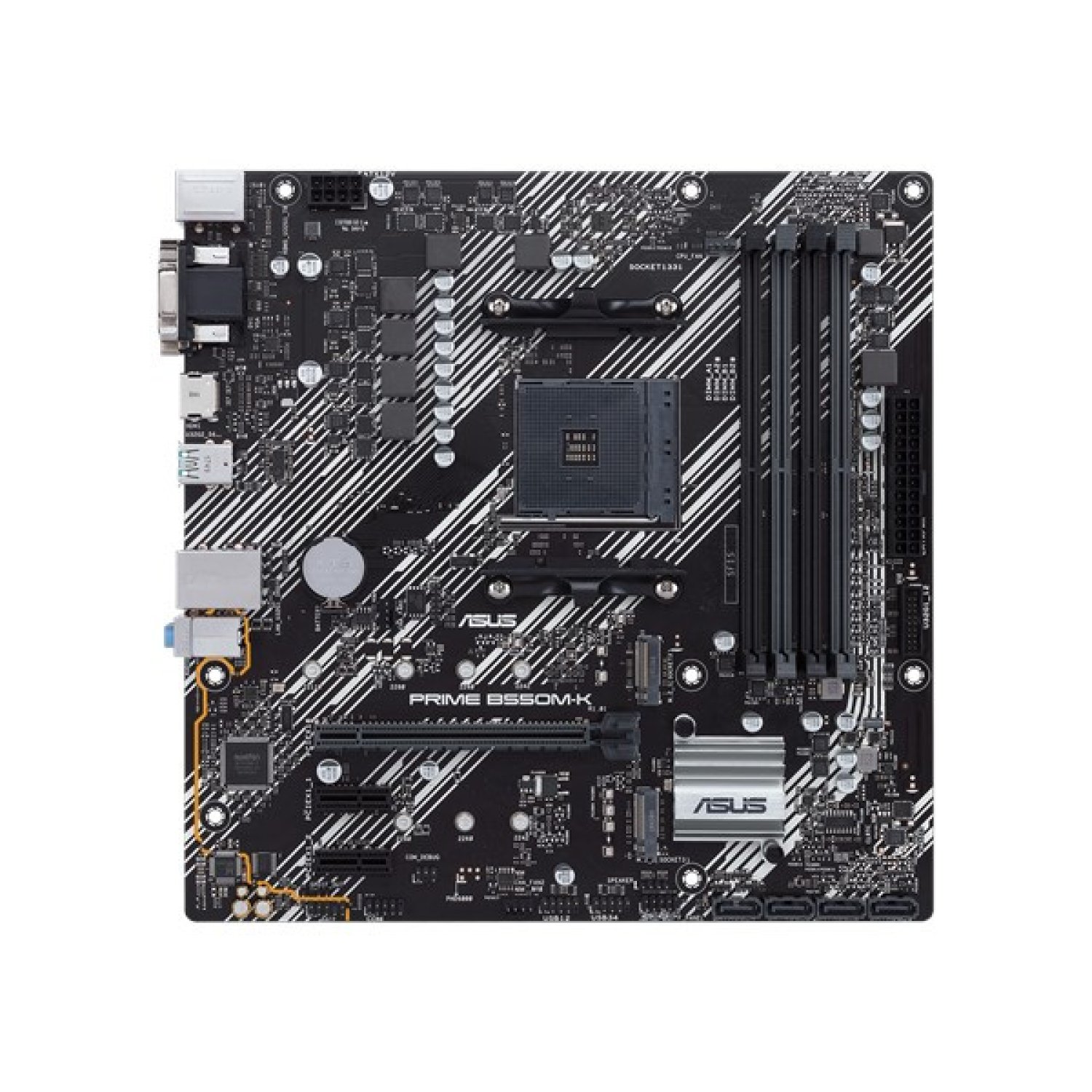 ASUS Prime B550M-K · Socket AM4 · Micro ATX · DDR4 · PCIe 4.0