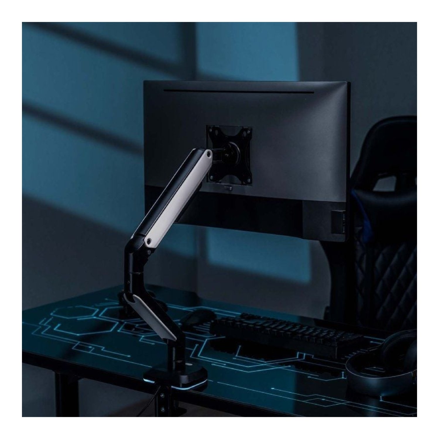 Aisens DT32TSR-295 · Soporte Gaming Monitor · Giratorio e Inclinable · 9kg · RGB