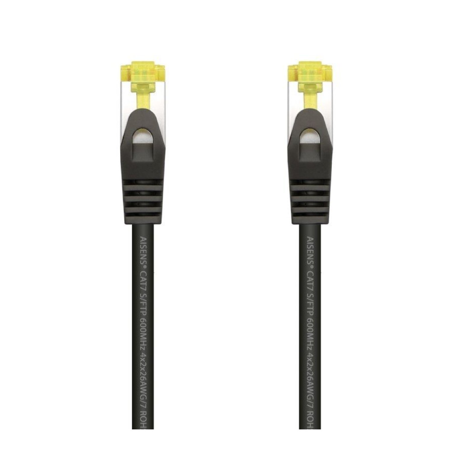 Aisens Cable Red RJ45 SFTP Cat.7 · 1m · Negro