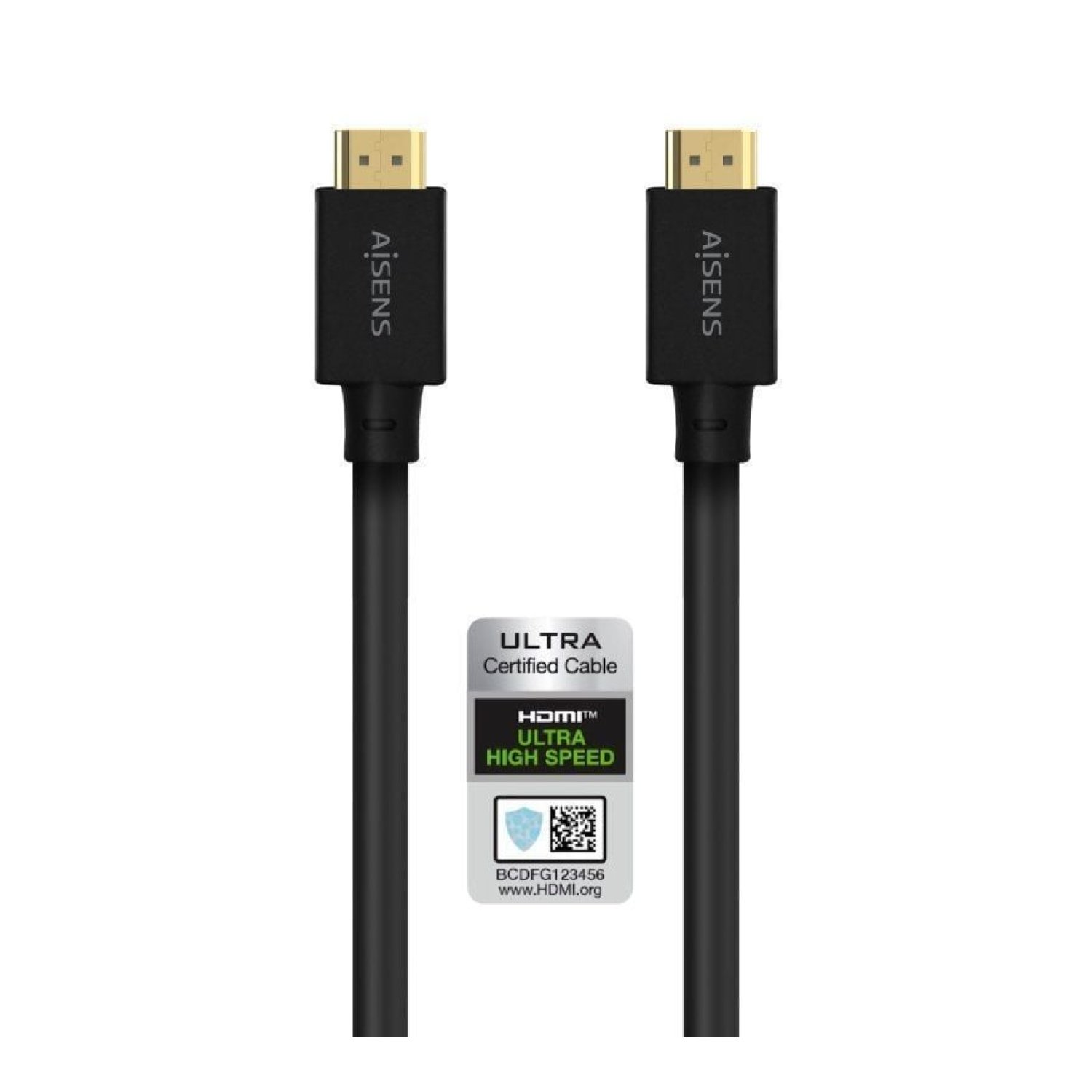 Aisens Cable HDMI 2.1 · 8K · 5m · Macho-Macho · Certificado · Negro