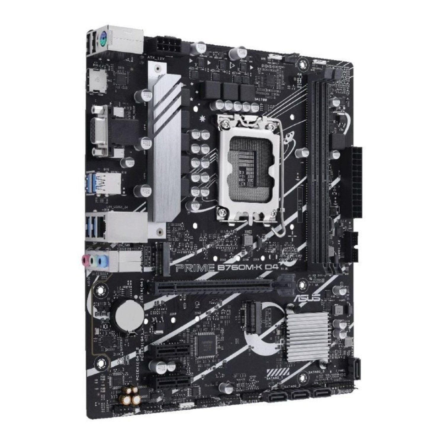 ASUS Prime B760M-K · Socket 1700 · DDR4 · PCIe 4.0 · Micro ATX