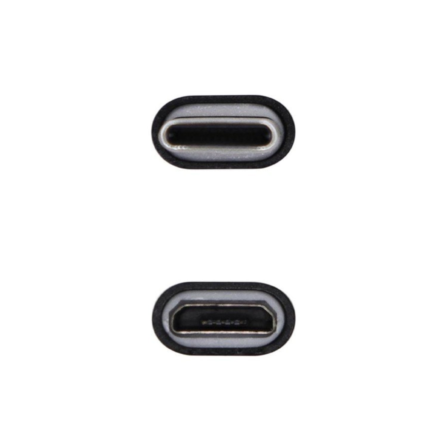 Aisens · Adaptador USB 2.0 · Tipo-C Macho a Micro USB Hembra