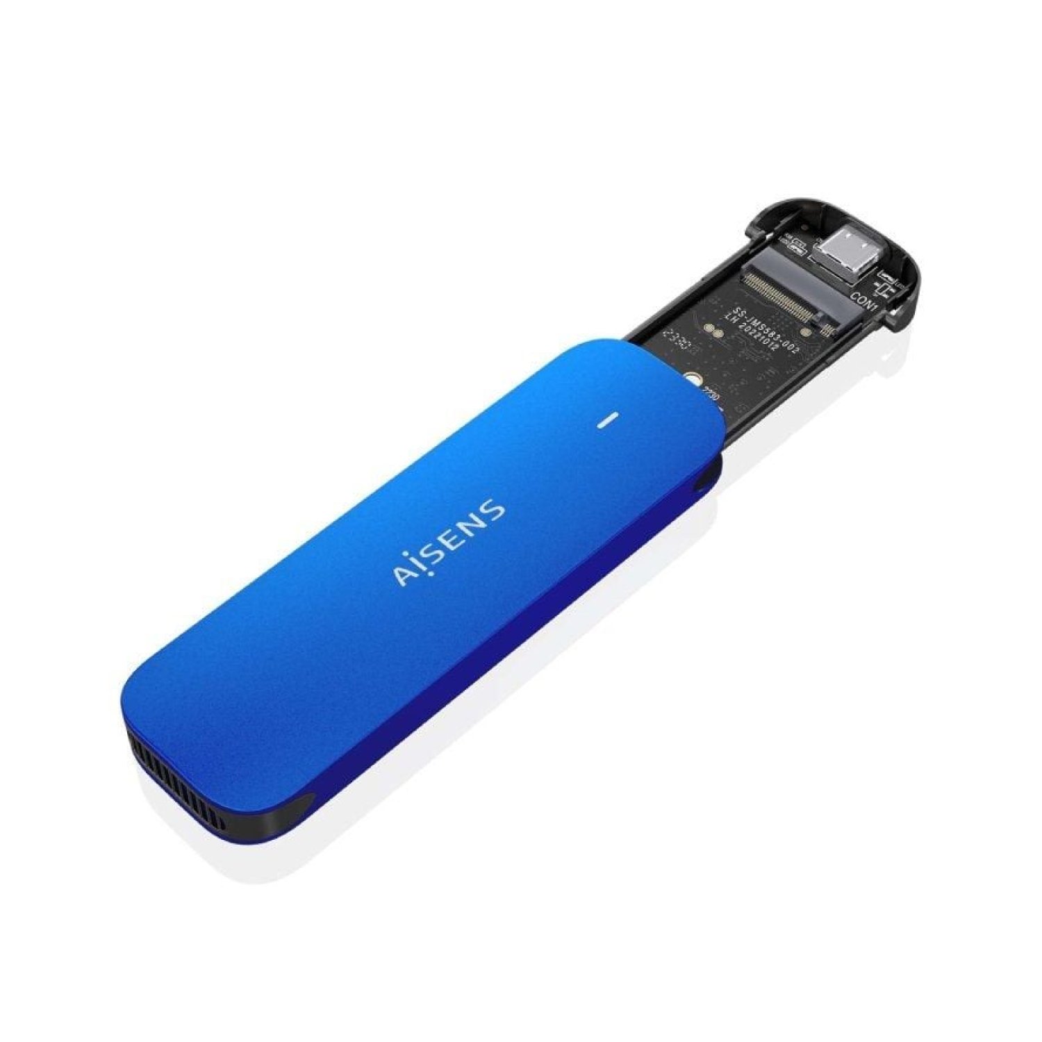 Aisens ASM2-026BLU · Caja Externa SSD M.2 NVMe · USB 3.2 · Sin tornillos