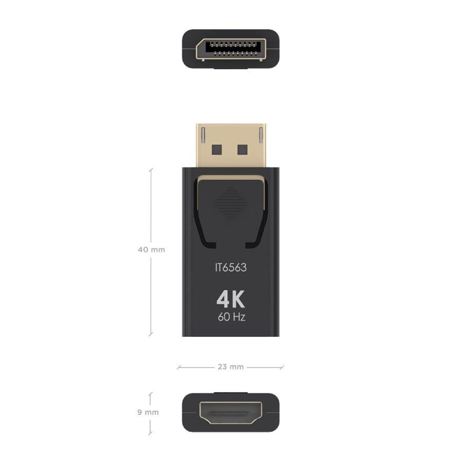 Aisens · Adaptador DisplayPort a HDMI · 4K · Macho a Hembra