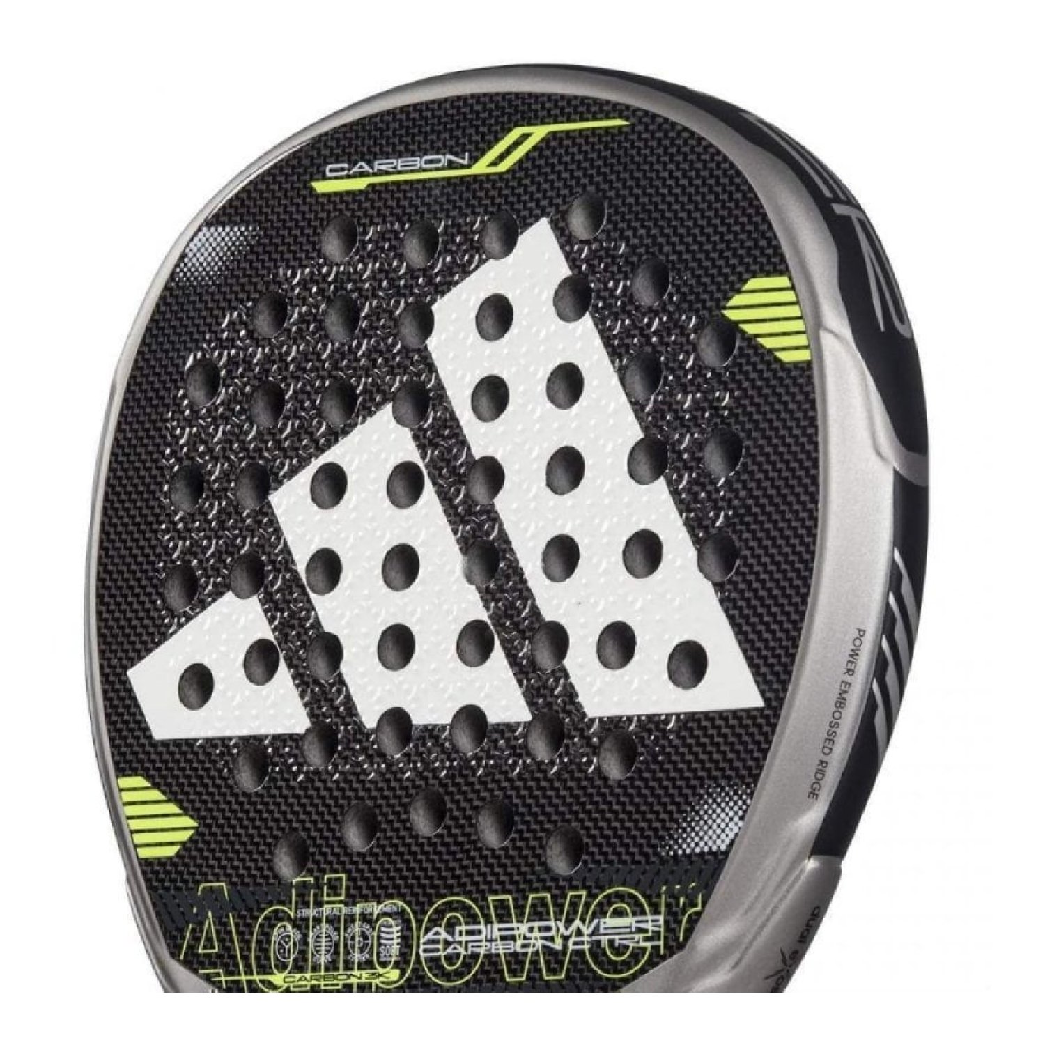 Adidas Adipower Carbon Control 3.4 · Pala de Pádel · Negra