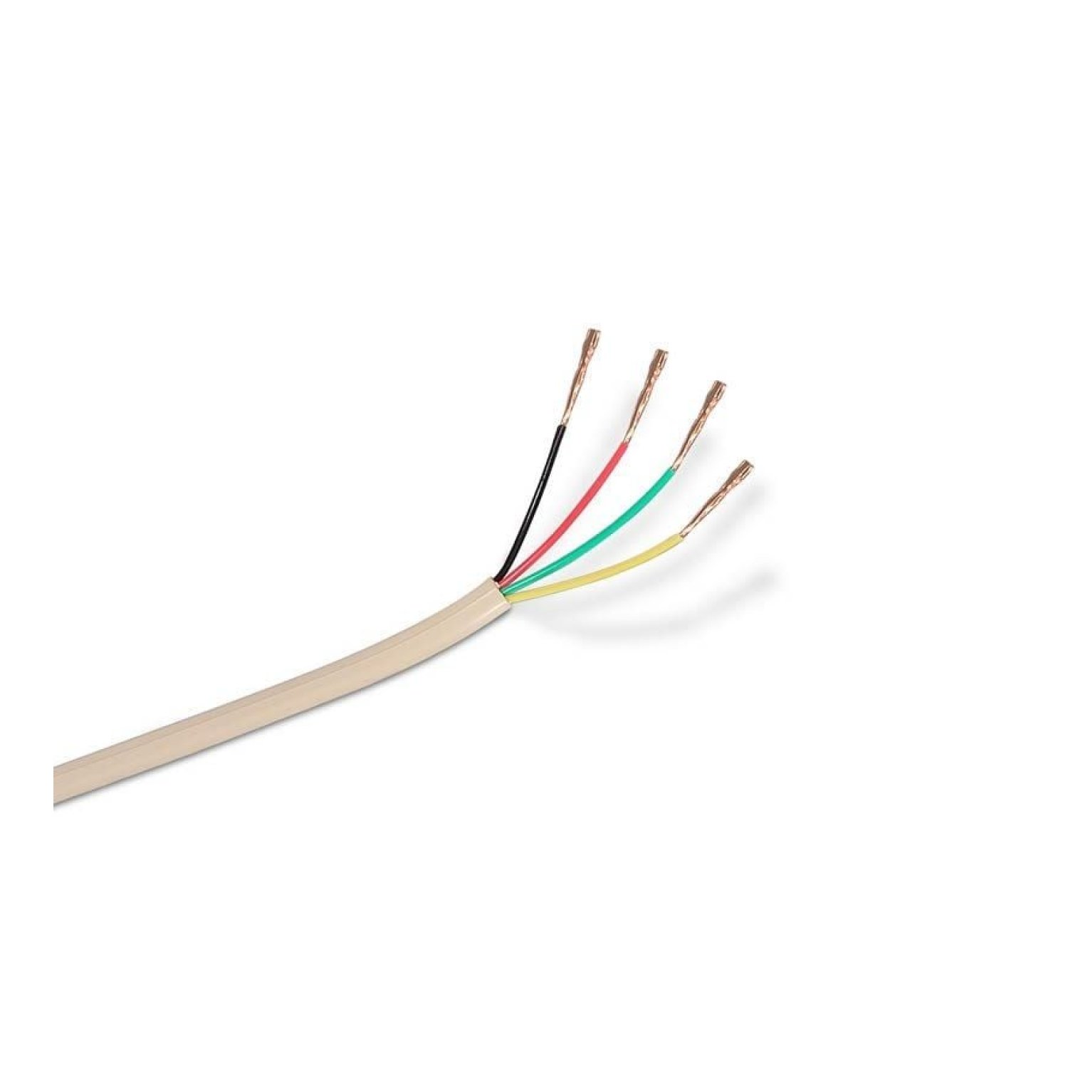 Aisens · Bobina Cable Teléfono 4C · 100m · Beige