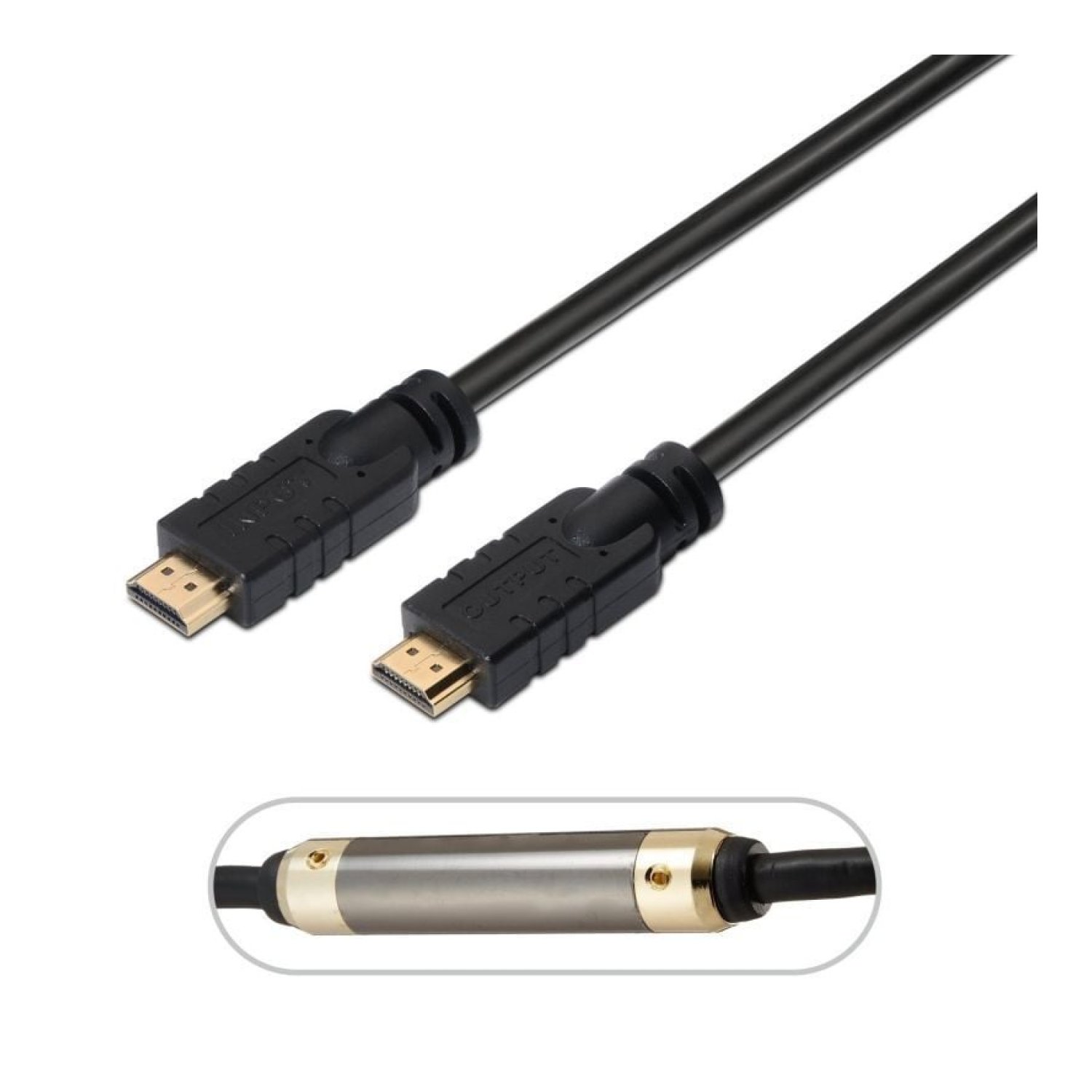 Aisens Cable HDMI 1.4 · 15m · Macho-Macho · Negro