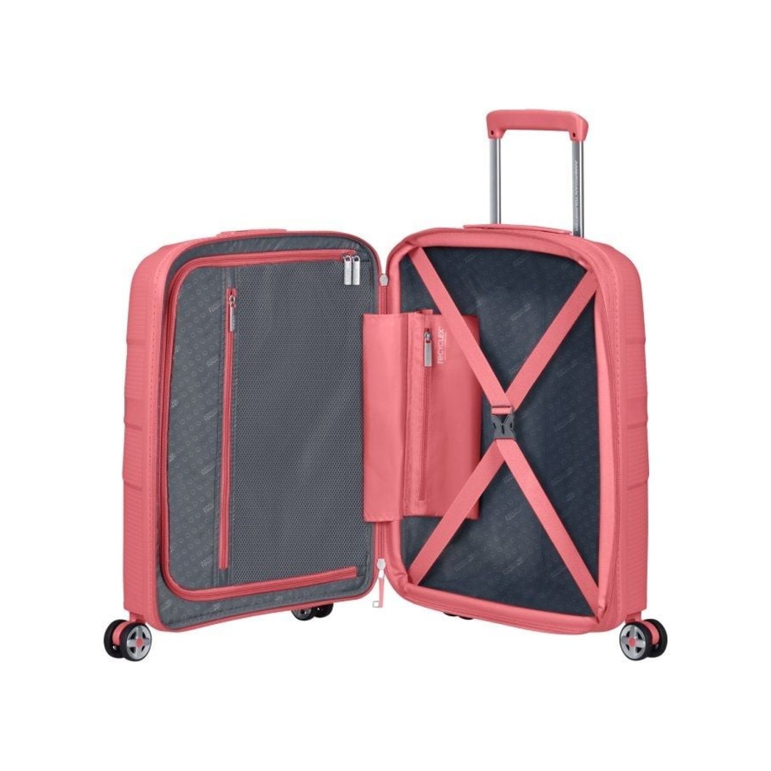 American Tourister Starvibe Spinner · Maleta Cabina 55cm · 4 Ruedas · Coral