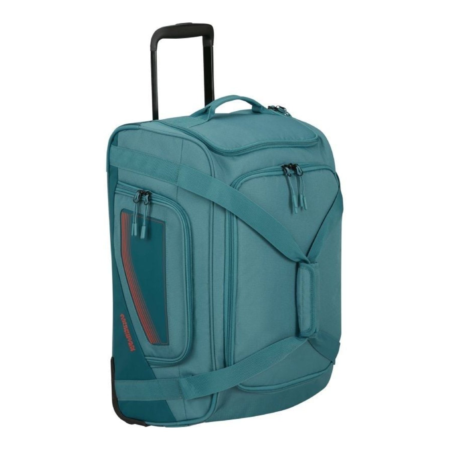 American Tourister City Racer S · Bolsa Viaje Ruedas · 55x35x25cm · Azul Verdoso
