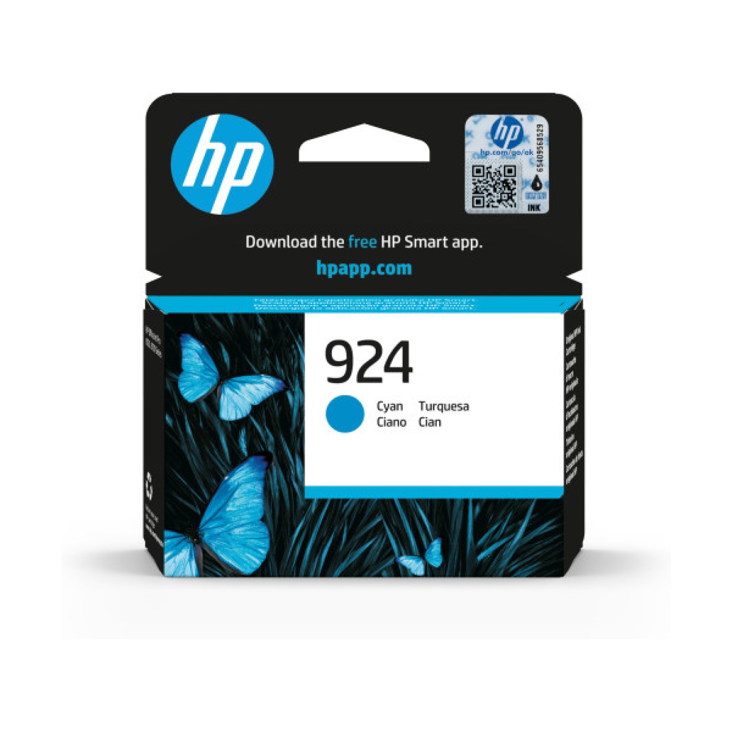 HP Cartucho Tinta Original nº924 · Cian