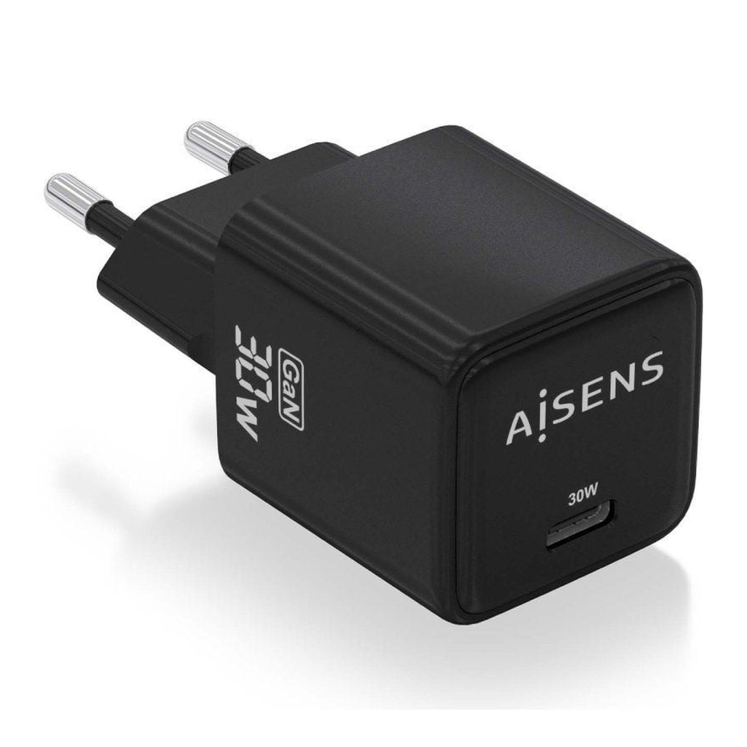 Aisens · Cargador GaN 30W · 1x USB-C · Carga Rápida