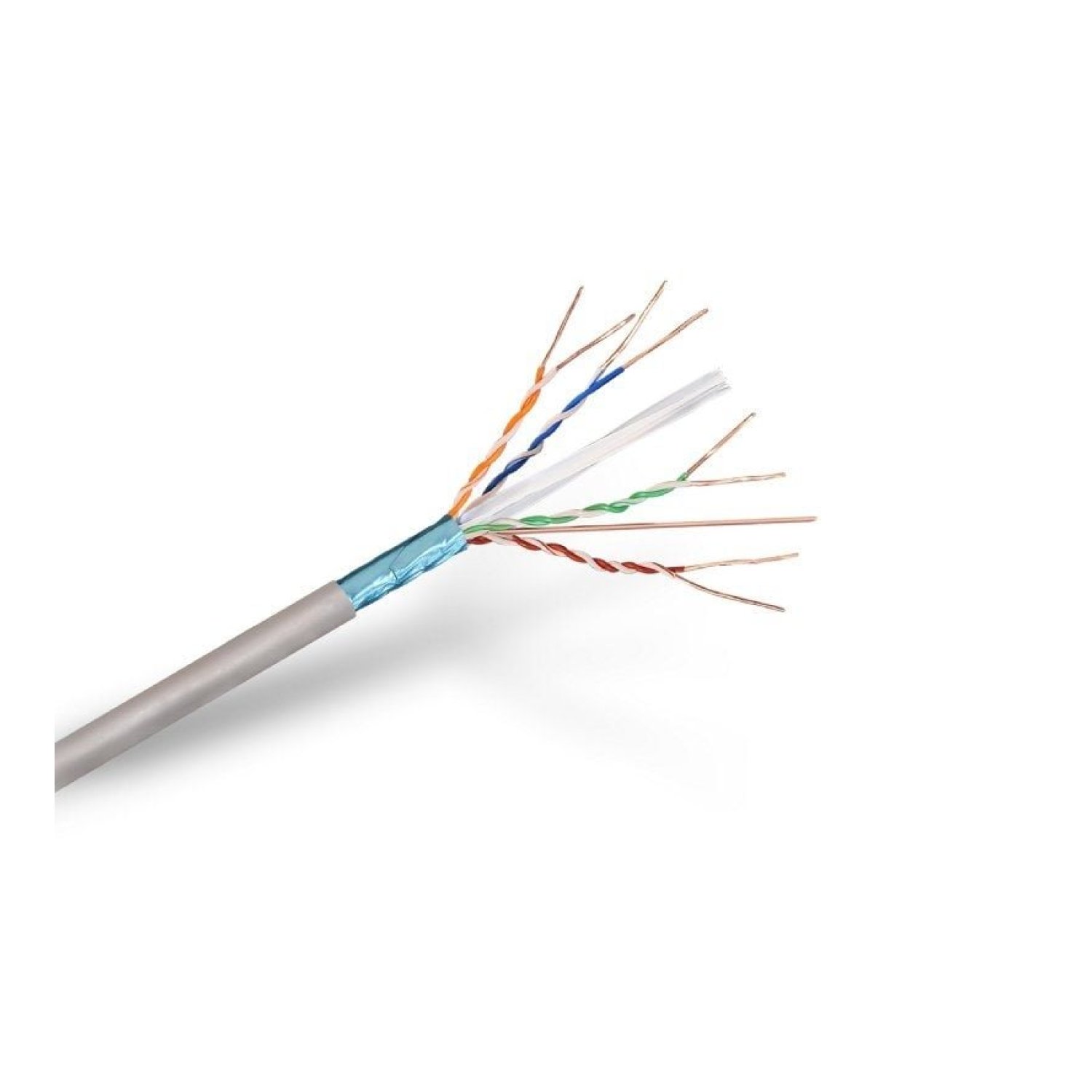 Aisens Bobina Cable RJ45 FTP · Cat.6 · 100m · Gris