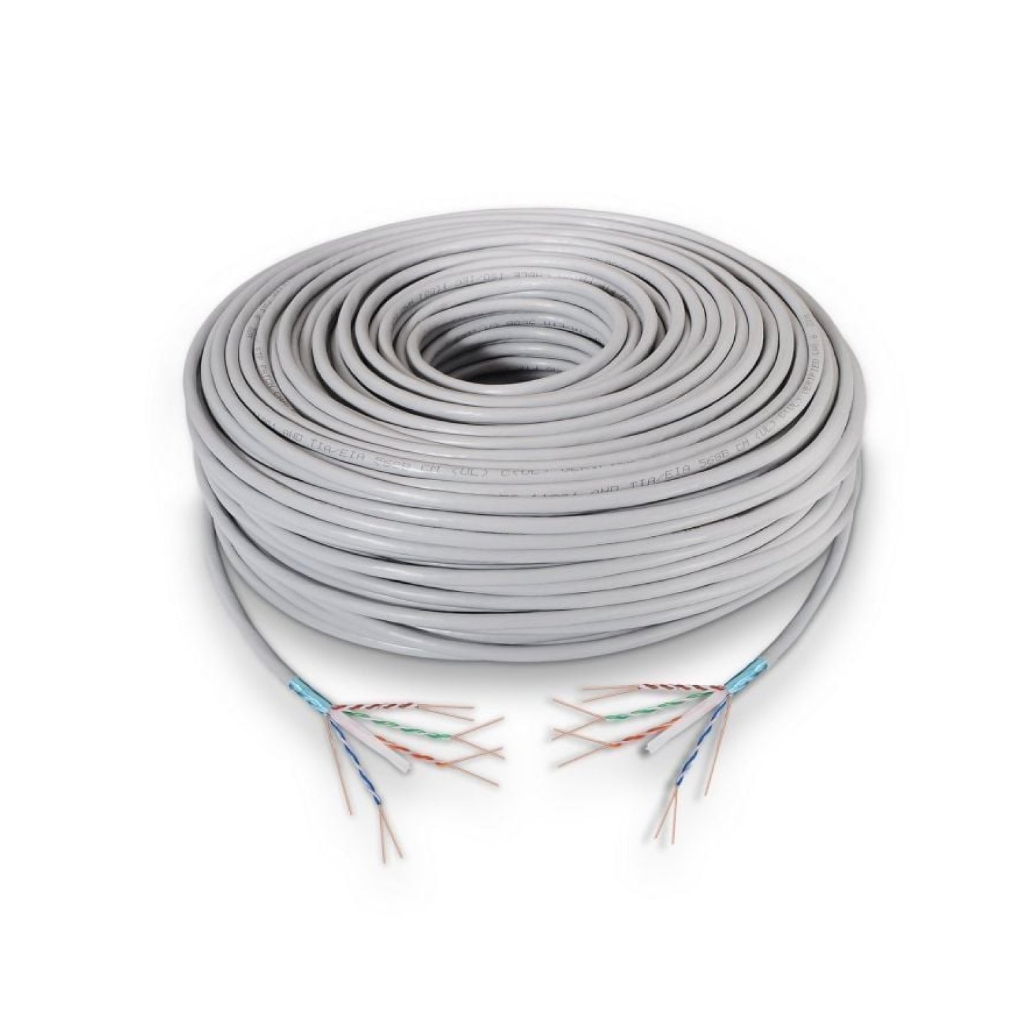 Aisens Bobina Cable RJ45 FTP · Cat.6 · 100m · Gris