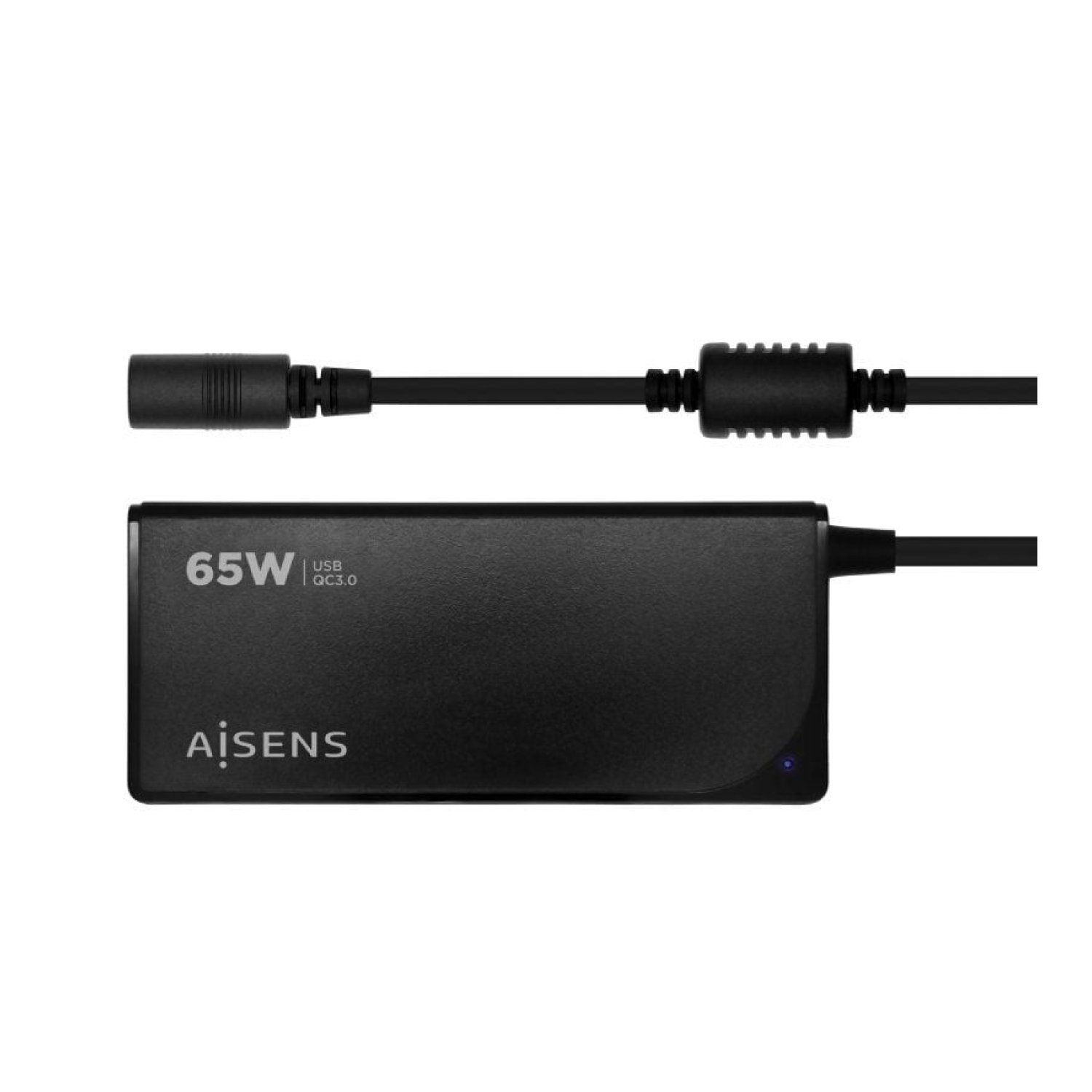 Aisens Cargador Portátil · 65W · USB QC3.0 · 9 Conectores · 18.5-20V