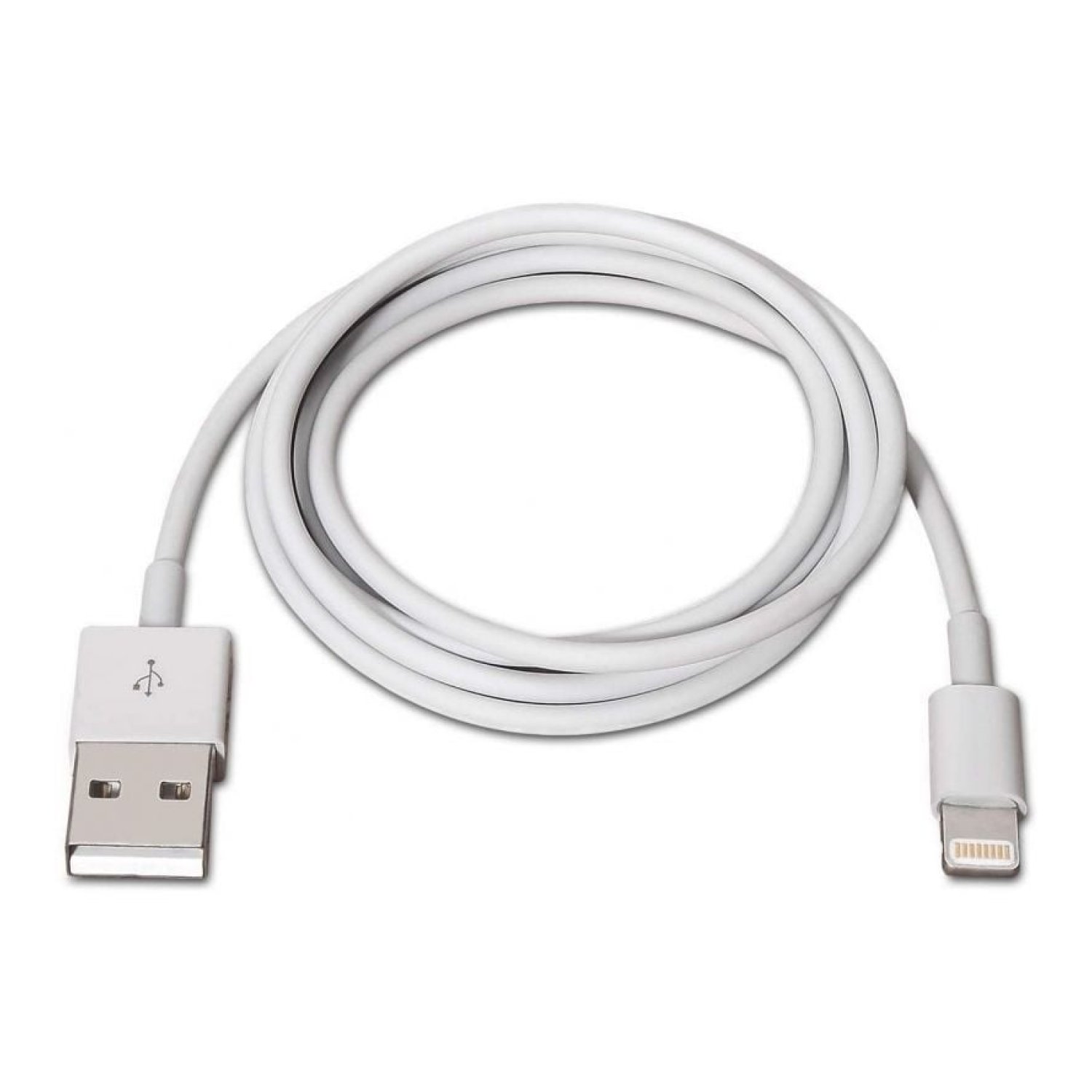Aisens Cable USB 2.0 Lightning · 1m · USB Macho a Lightning · Blanco