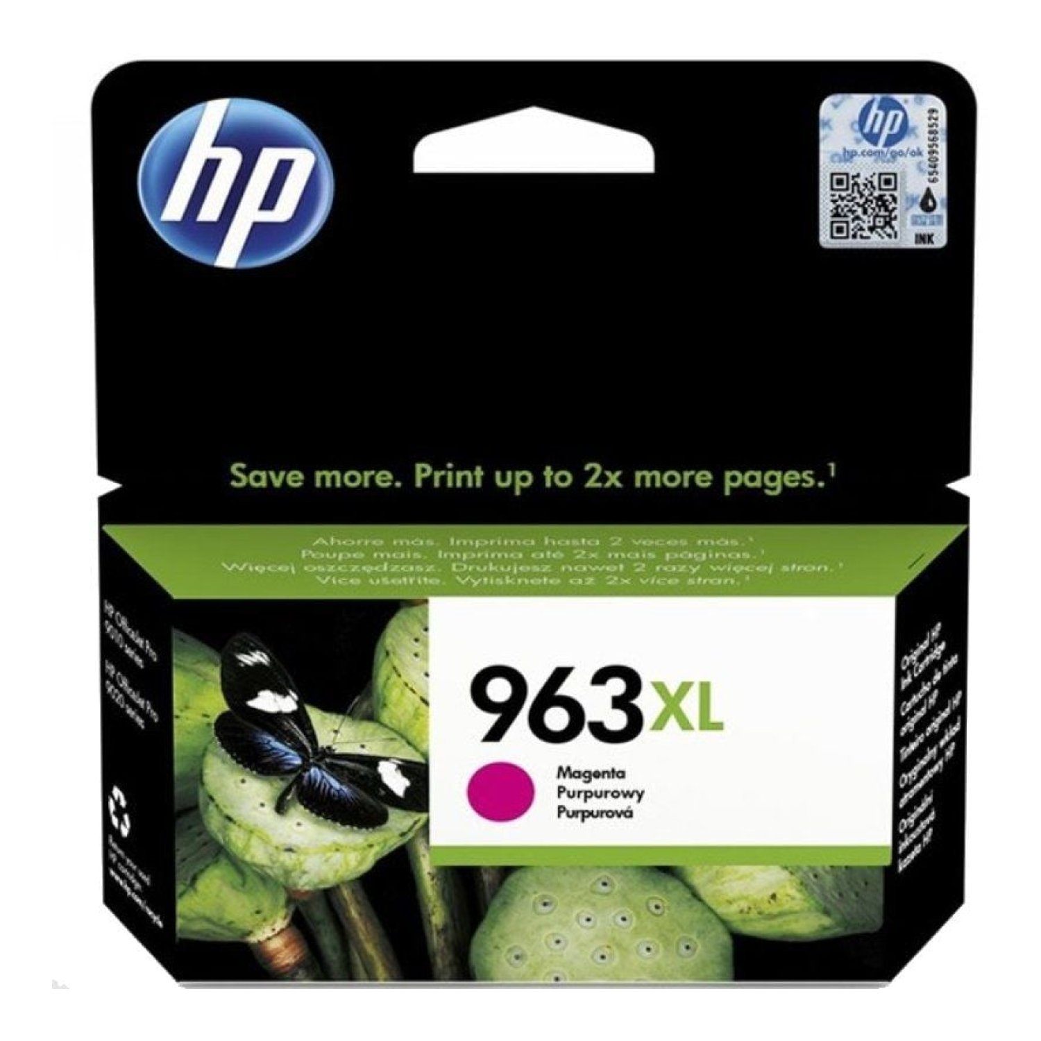 HP · Cartucho Tinta nº963 XL · Alta Capacidad · Magenta