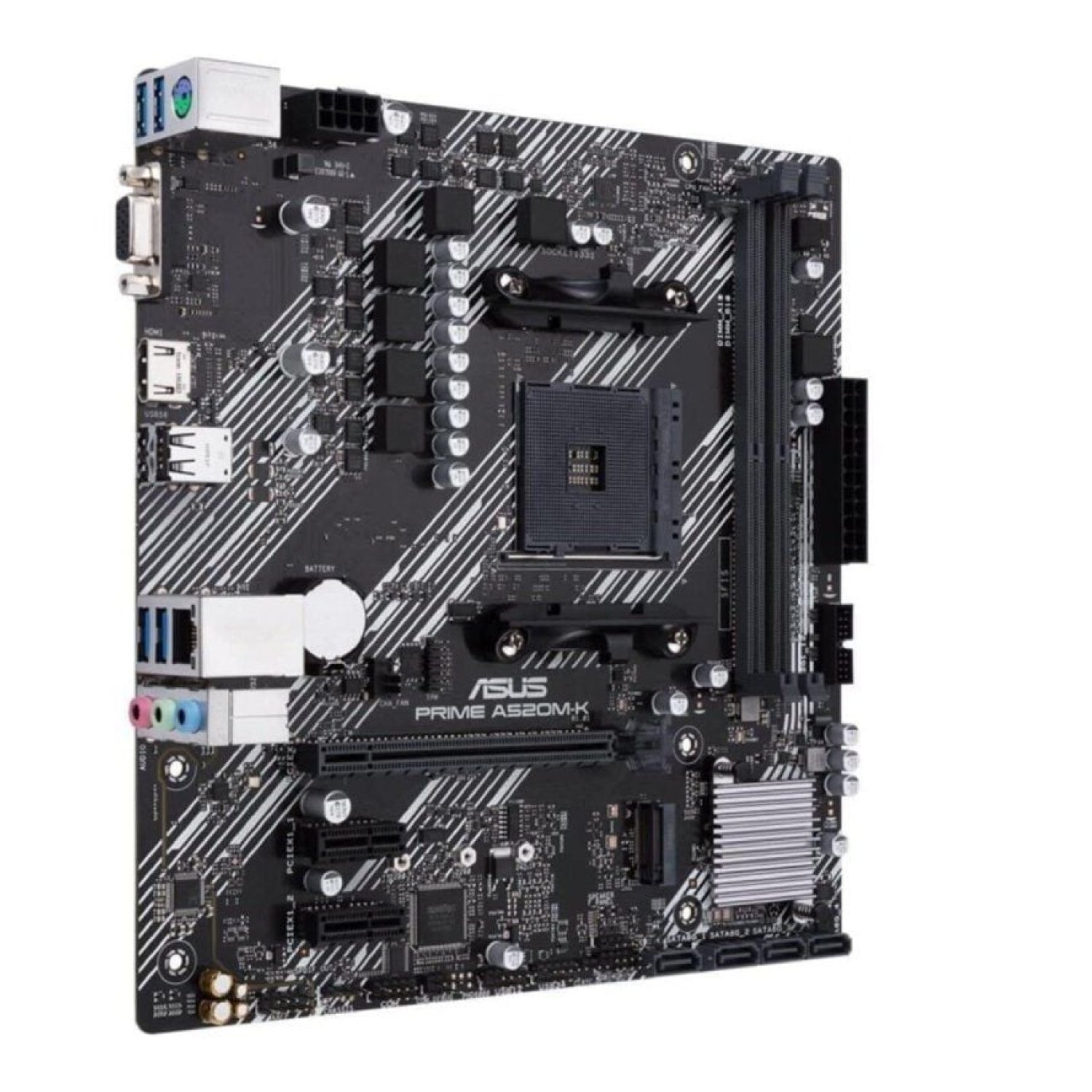 ASUS Prime A520M-K · Socket AM4 · Micro ATX · DDR4 · PCIe 3.0