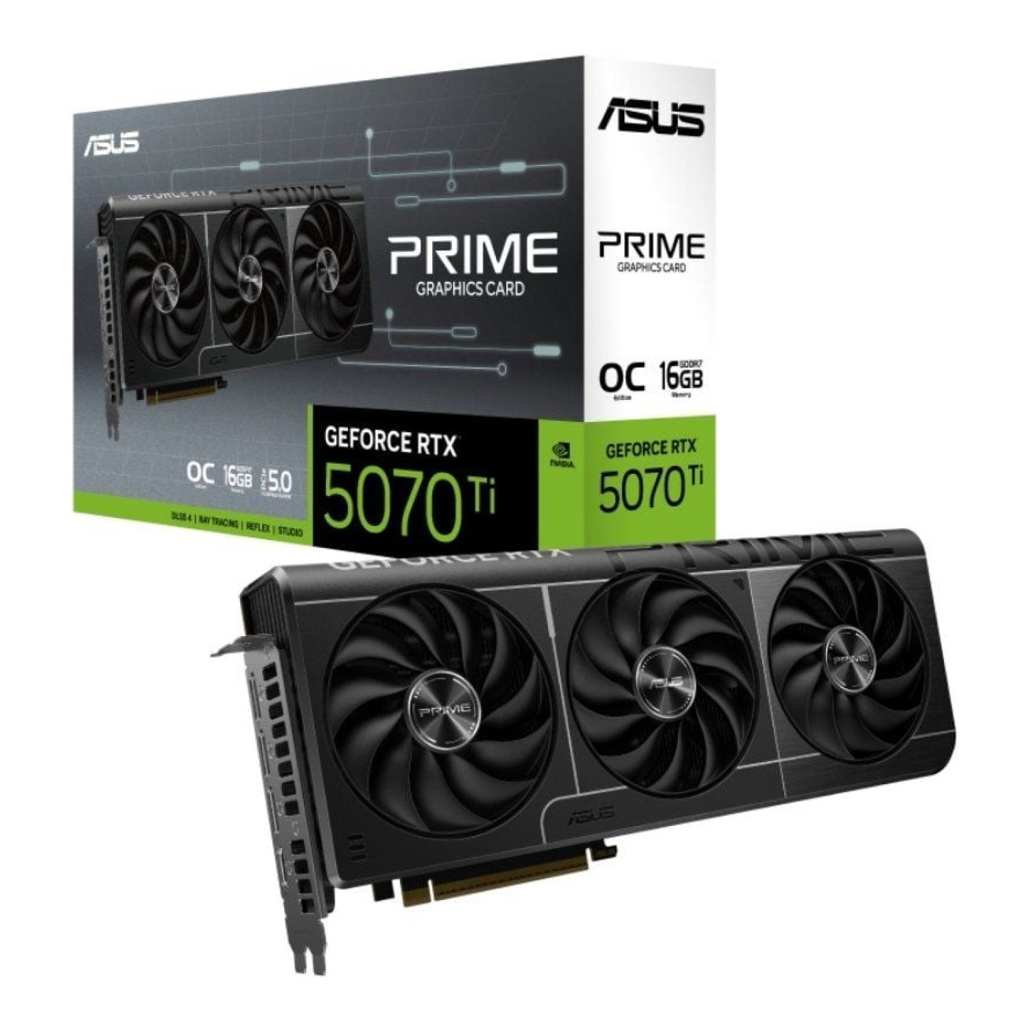 ASUS GeForce RTX 5070 Ti Prime OC · 16GB GDDR7