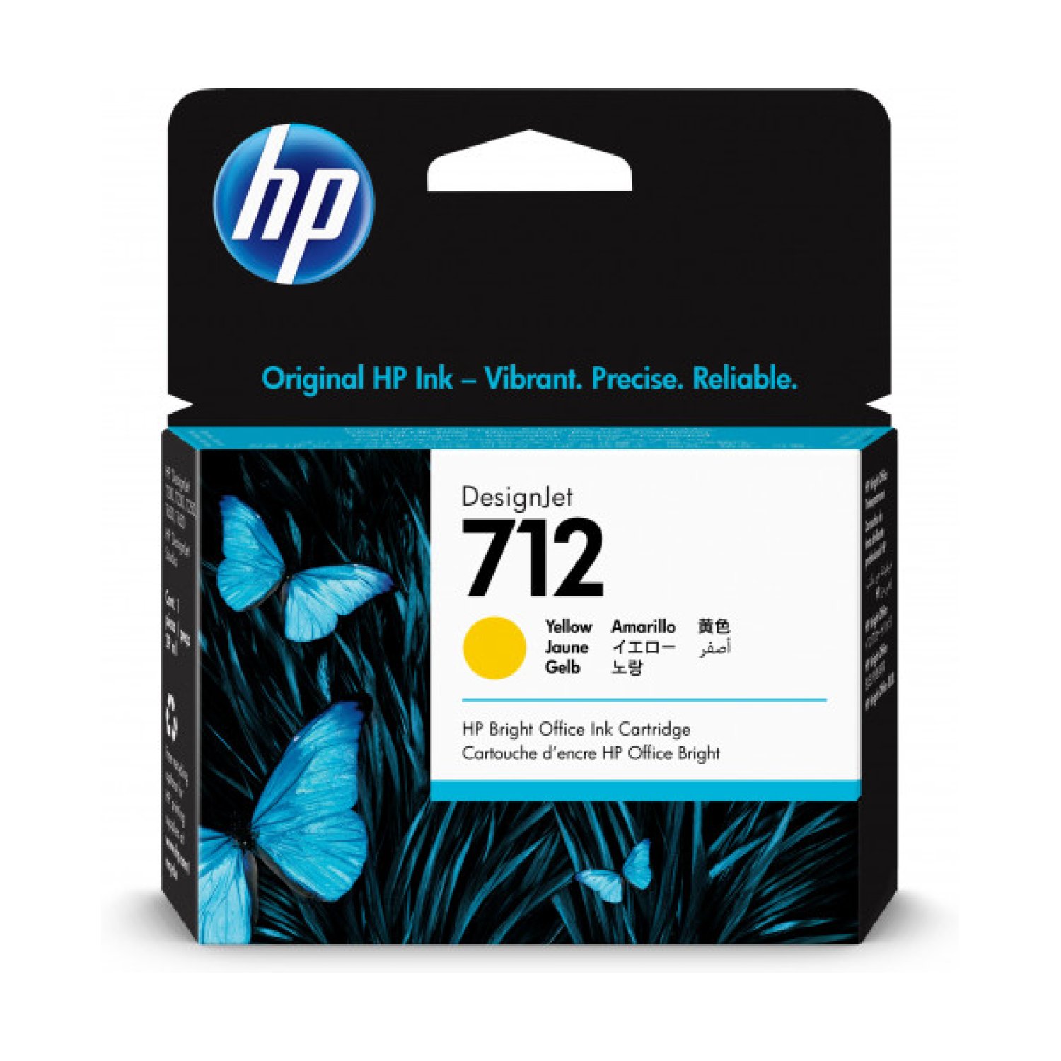 HP Cartucho Tinta Nº712 · Amarillo · Original